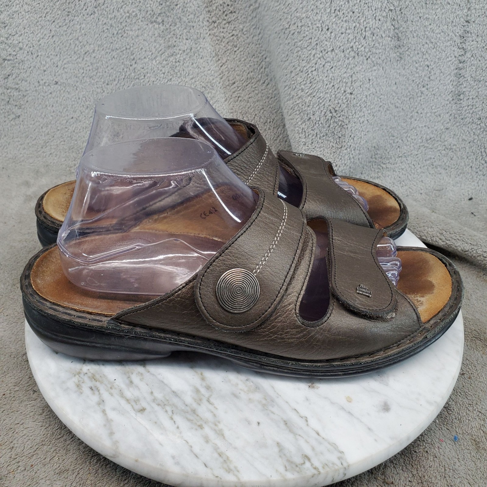 Finn Comfort Shoes Womens Size EU 41 US 10 Sansibar Brown Leather Sandals *Read*