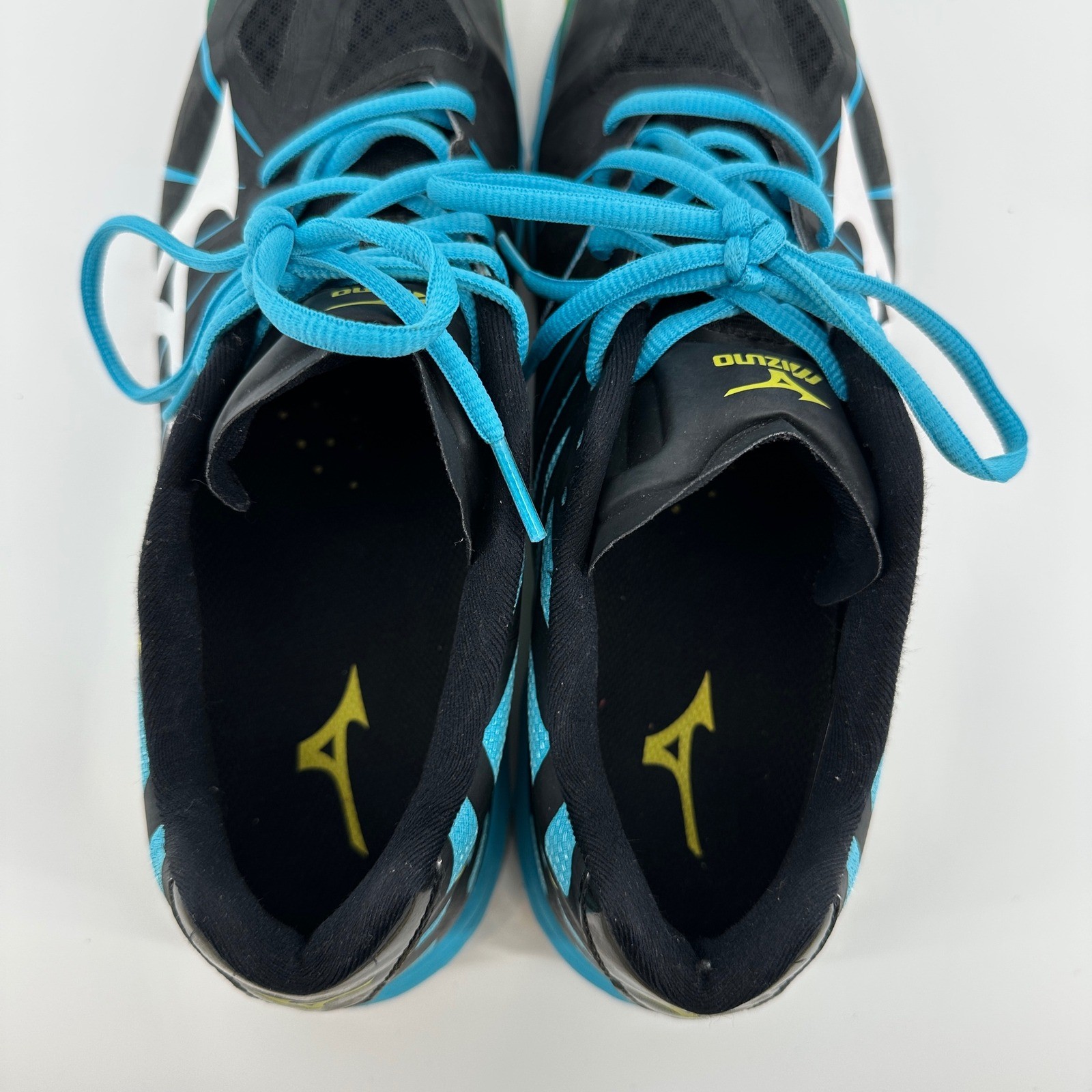 Mizuno Wave Lightning Z Womens 11 Volleyball Shoes Black Blue V1GC150028