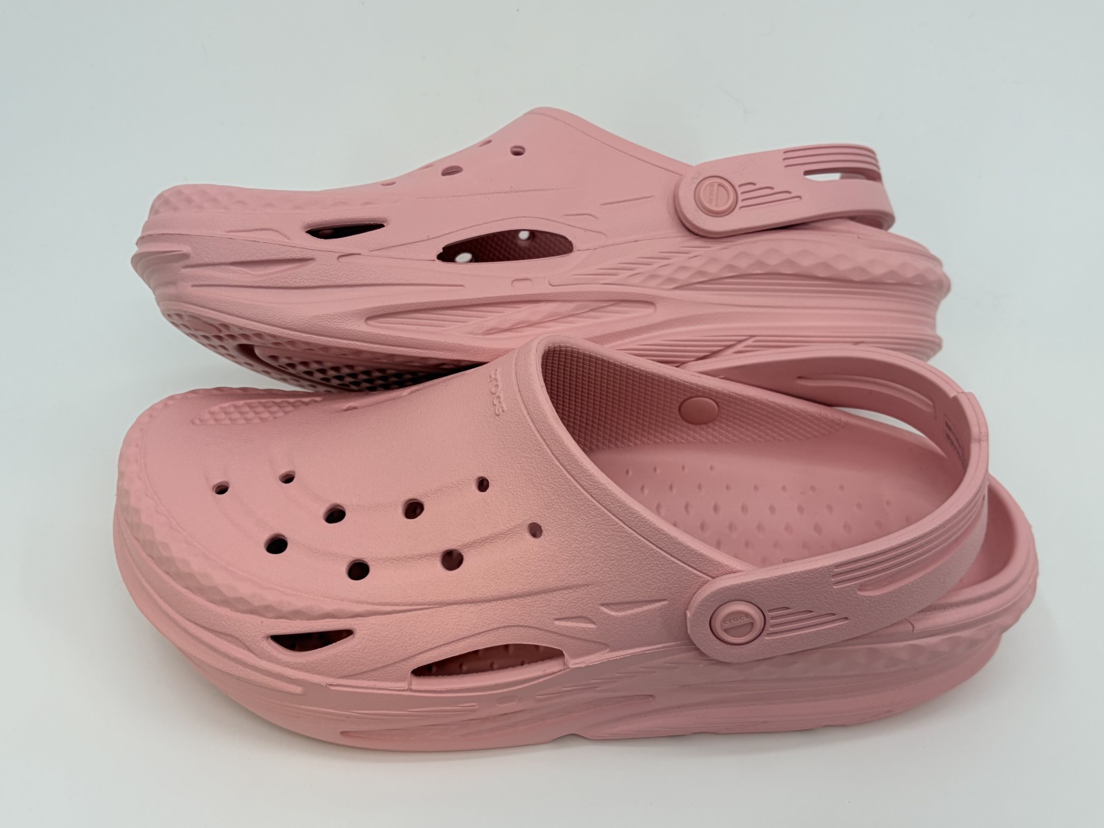 Crocs Off Grid Clog Petal Pink Single Piece Molded For Durability & Comfort W 11