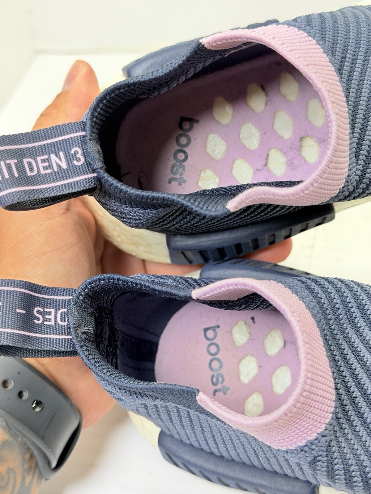 adidas NMD_CS1 PK Legend Ink Lilac B37657 Primeknit Boost Women’s 6.5