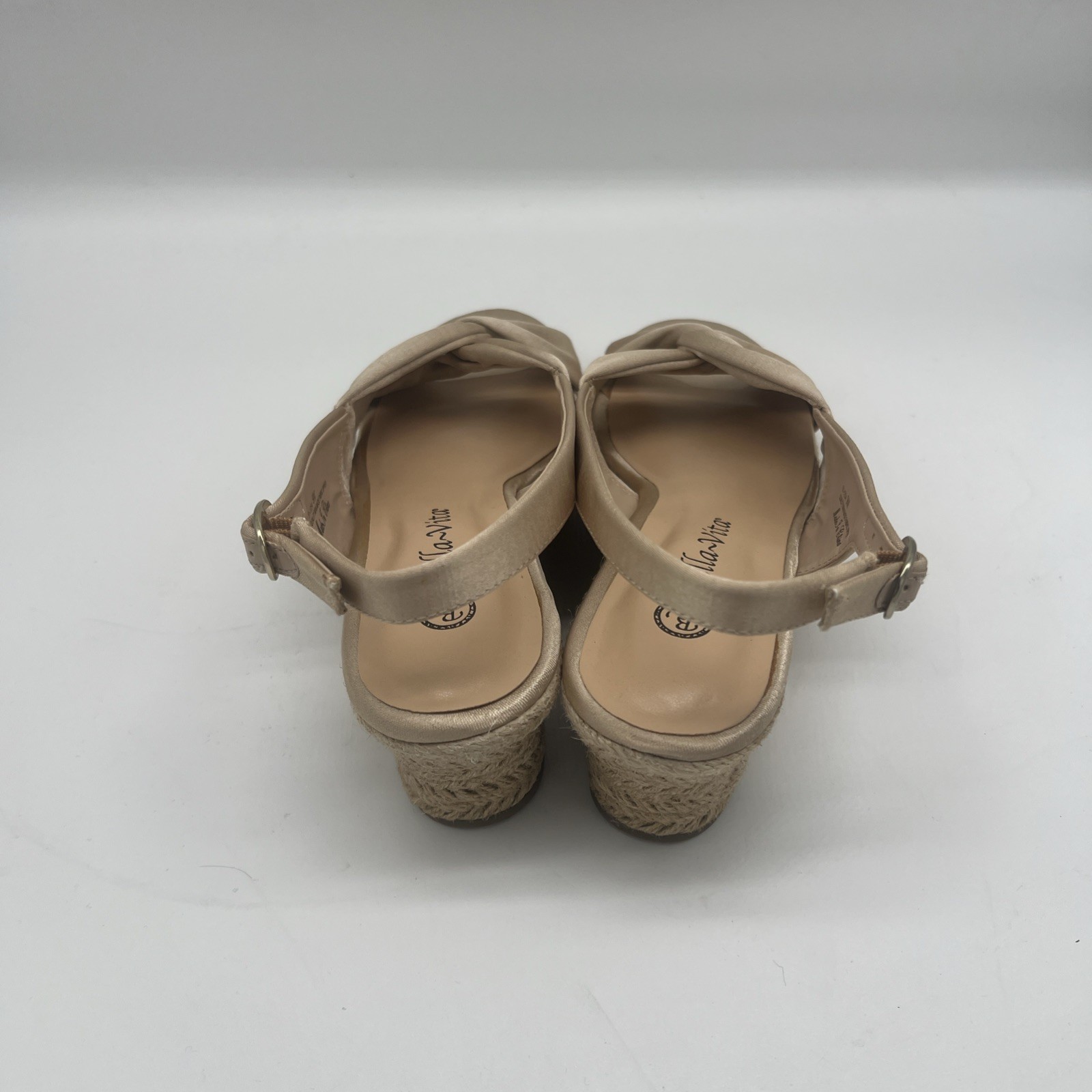 Bella Vita Women’s Kimora Natural Platform Wedge Espadrille Sandals Size 9M