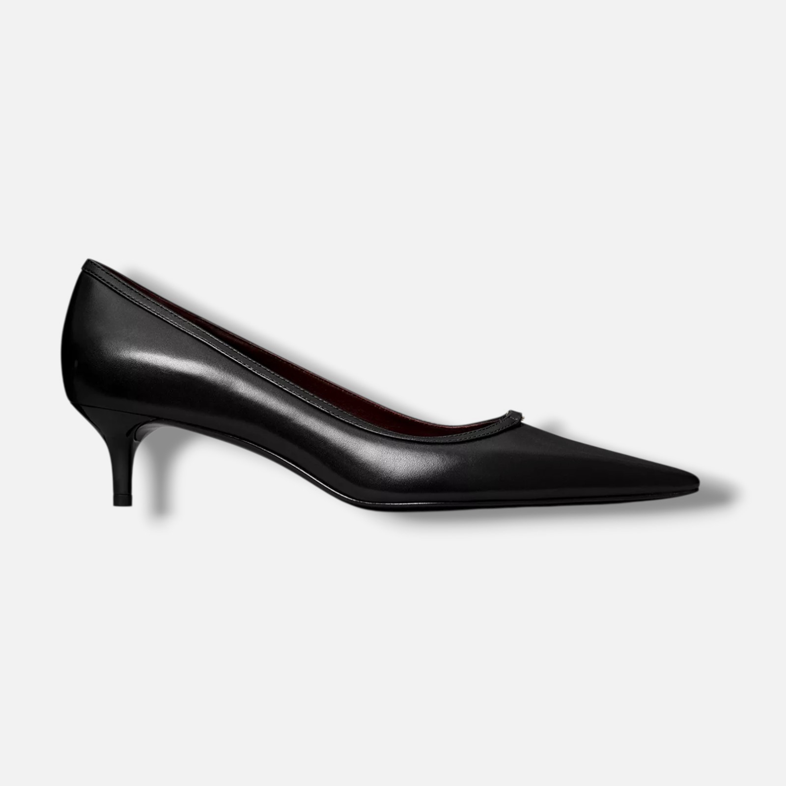 Tory Burch Women’s Black Double T Kitten Heel Pump Heel Shoes Size 6M