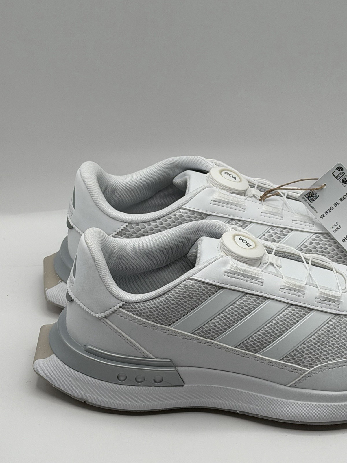 NEW Adidas S2G SL BOA 25 Spikeless Golf Shoes IH5965 Women’s Size 8.5 Grey White