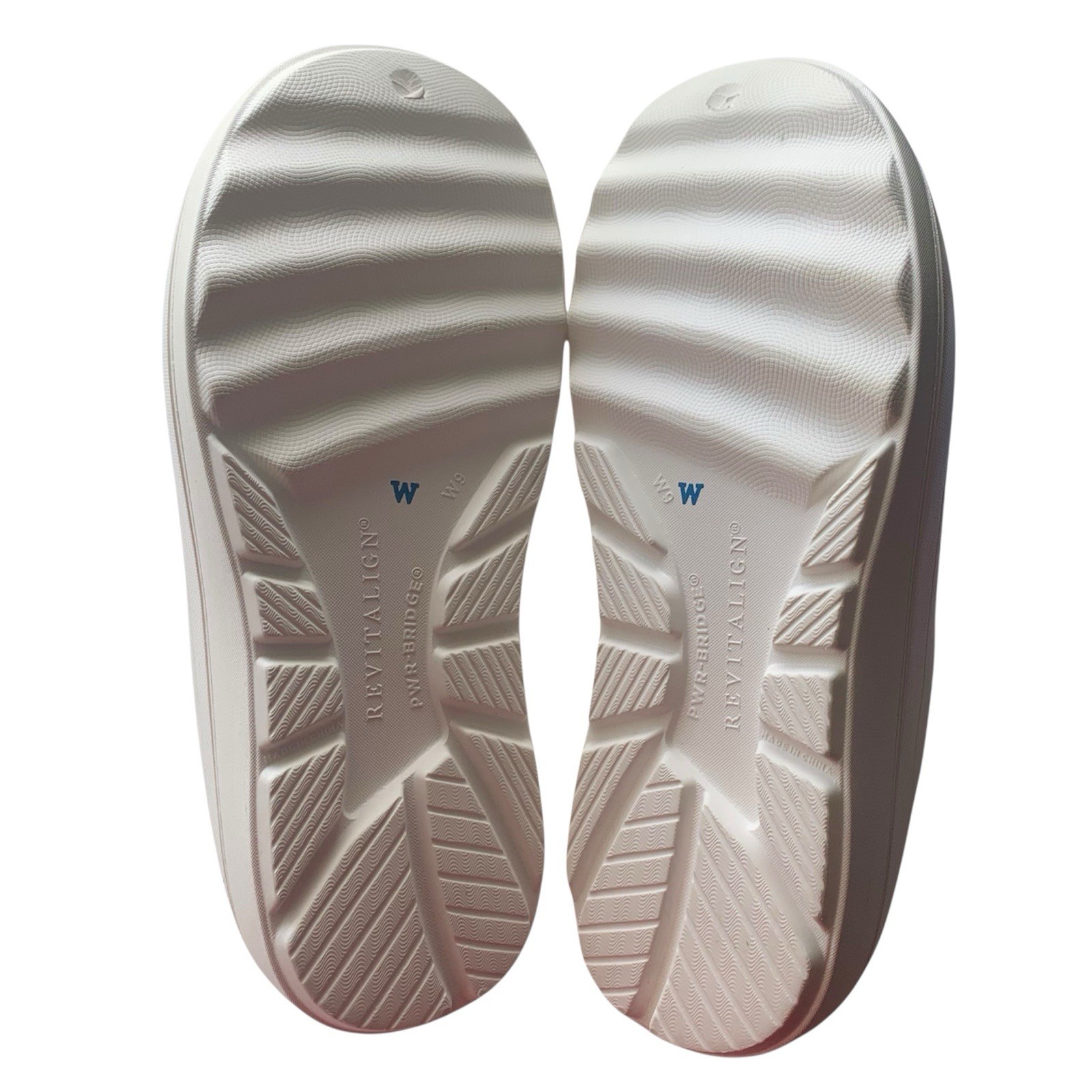 Revitalign Women’s White Slip-On Clog Sandals US 9 EU 44 UK 9 AU 10
