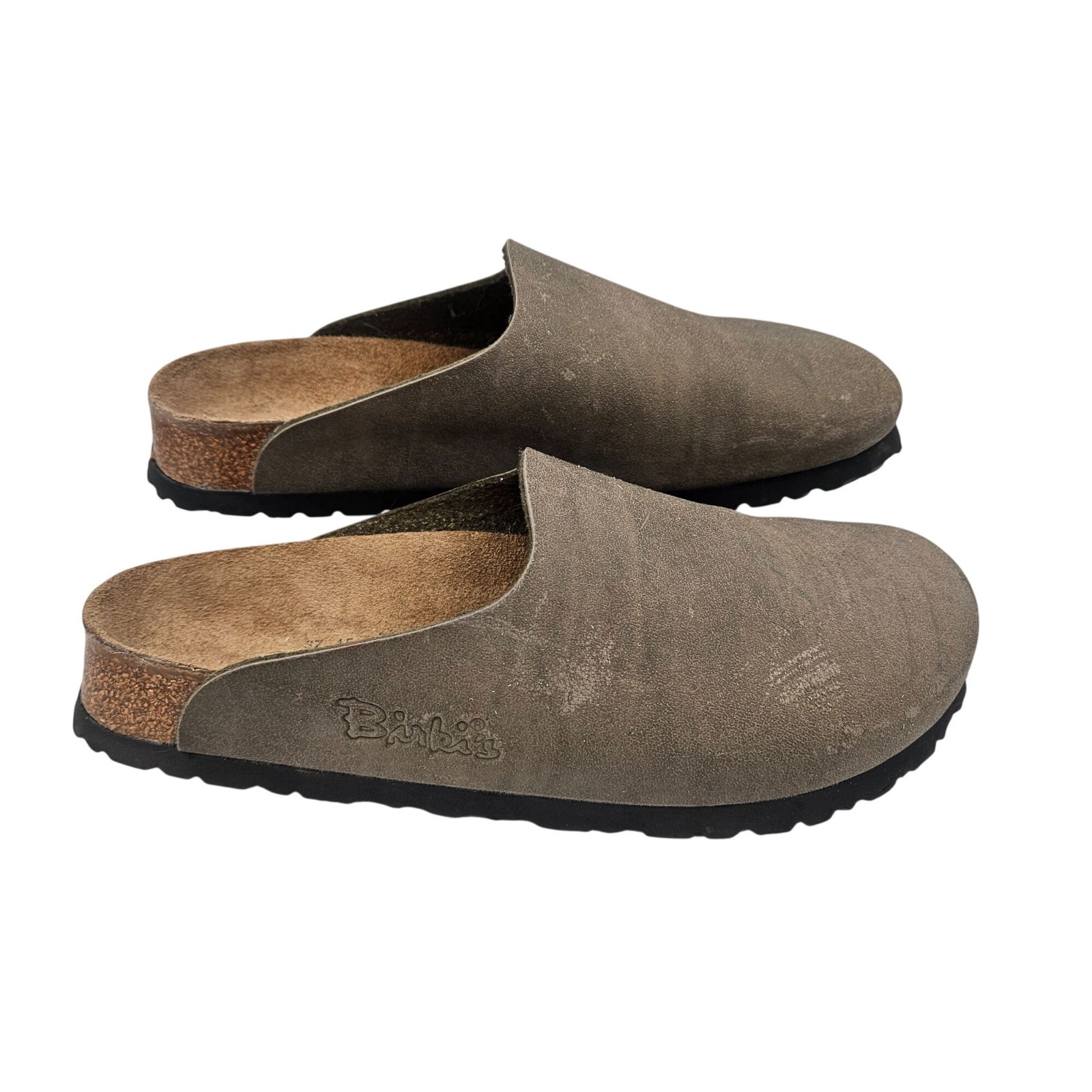 Birkenstock Birki’s Amsterdam Women Size 6.5 EUR 37 Beige Leather Slip-On Mule