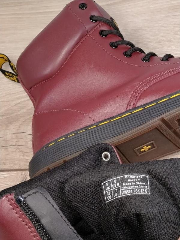 women dr martens boots burgundy 38