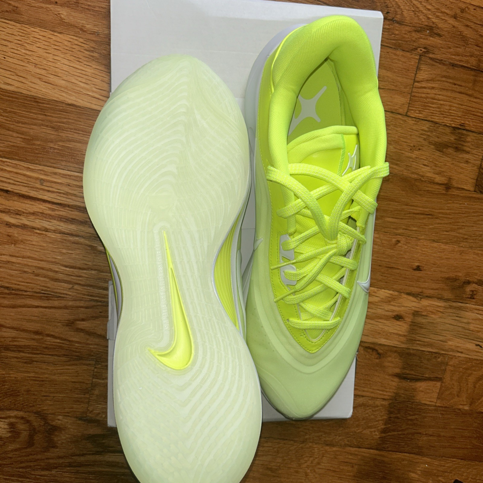 Nike A’One Men’s Low Top Sneaker Volt/White Lace Up Athletic FZ8605-702