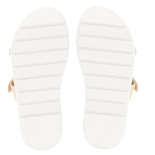 N.W.T – Madden NYC Women’s Flatform Two Strap Sandals (Color Raffia, Size 8 1/2)