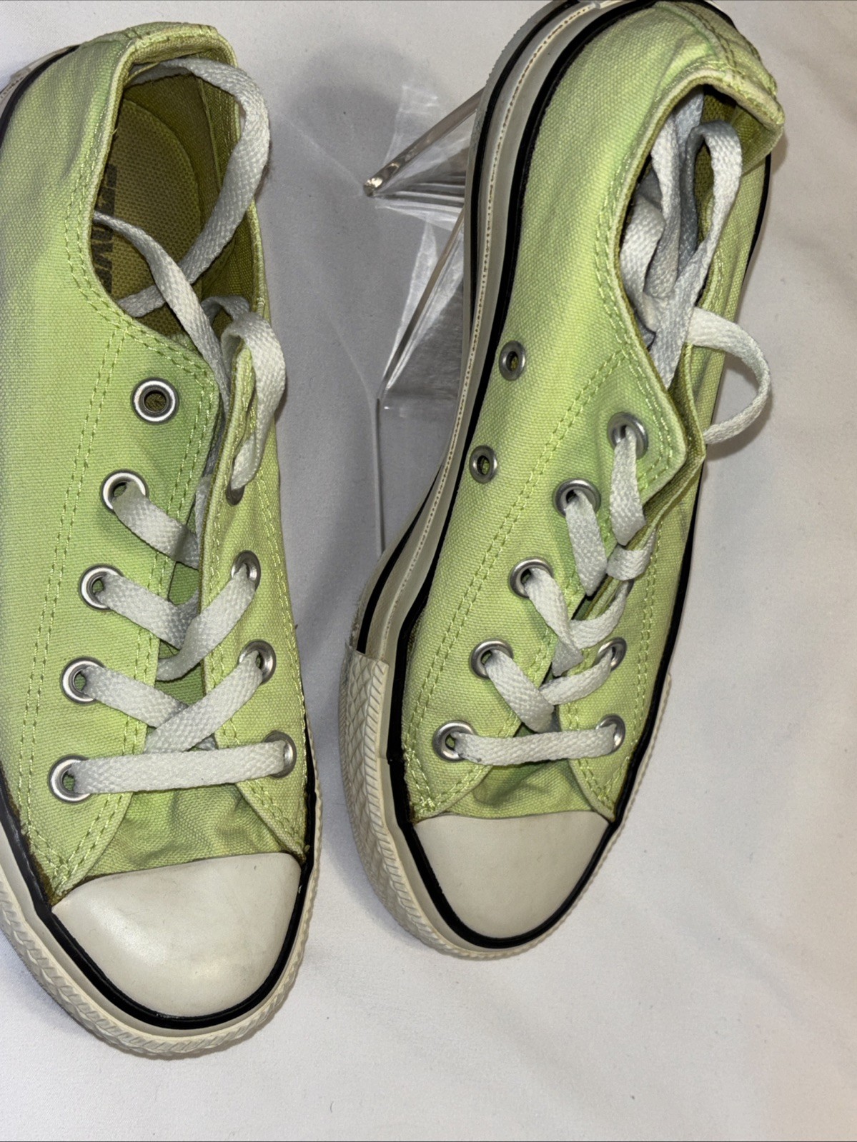 Converse All Star Low Top Green Canvas Sneakers Mens 4 Womens 6 OX