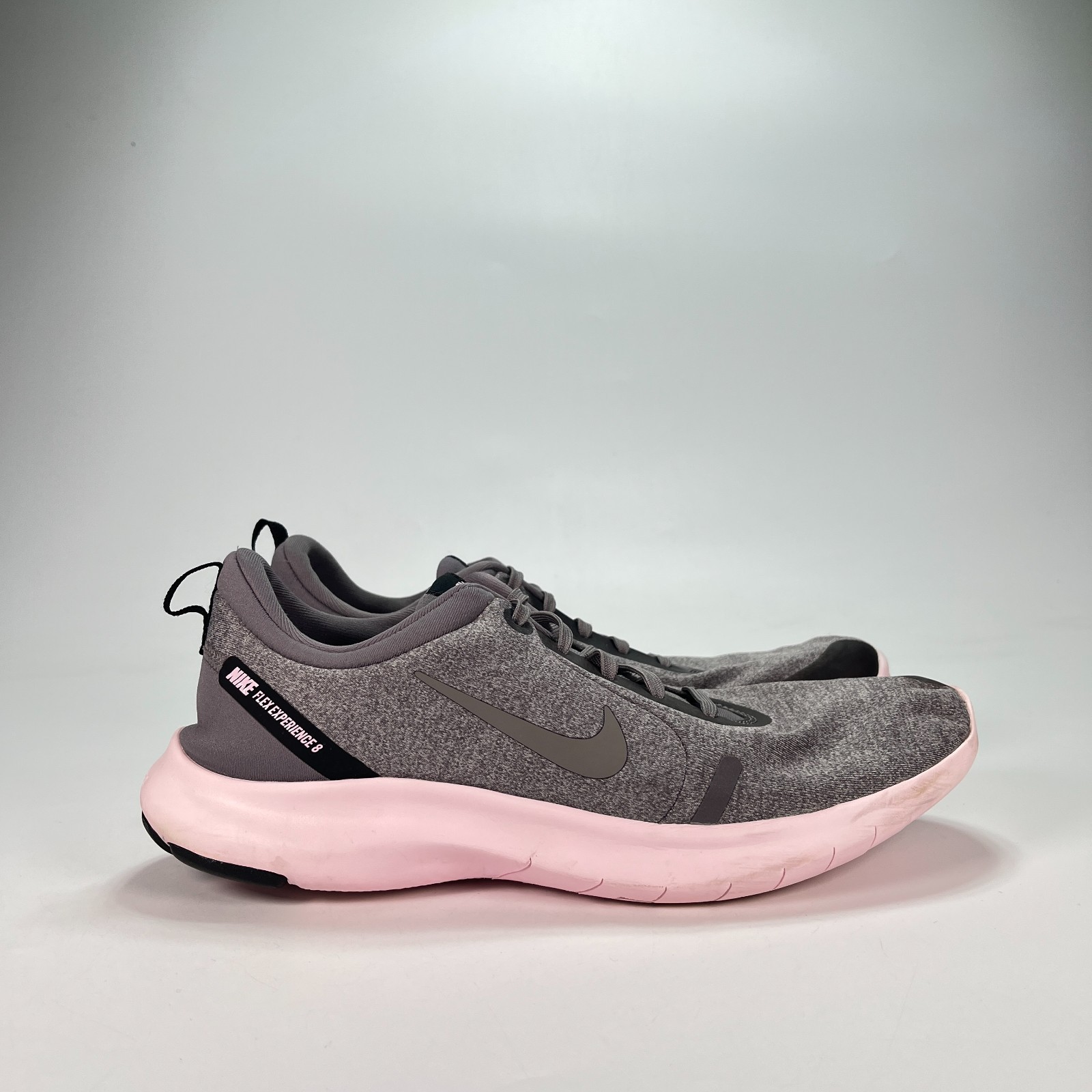 Nike Flex Experience RN 8 Grey Pink Running Shoes AJ5908-001 Women’s Size 11