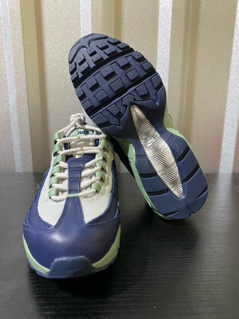 Women’s Nike By You ID NBY Air Max 95 White Blue Mint Green sz 8 Retro Running