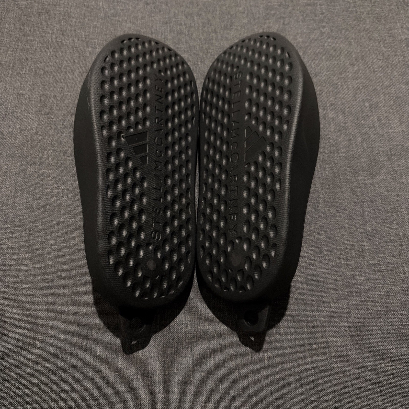 NWT Adidas X Stella McCartney Unisex Slide Black With Logo JS0265 US Size 7