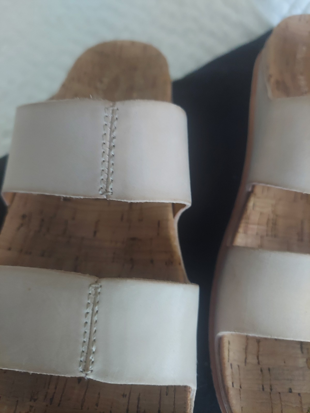 Kork Ease leather slides size 8 new without box