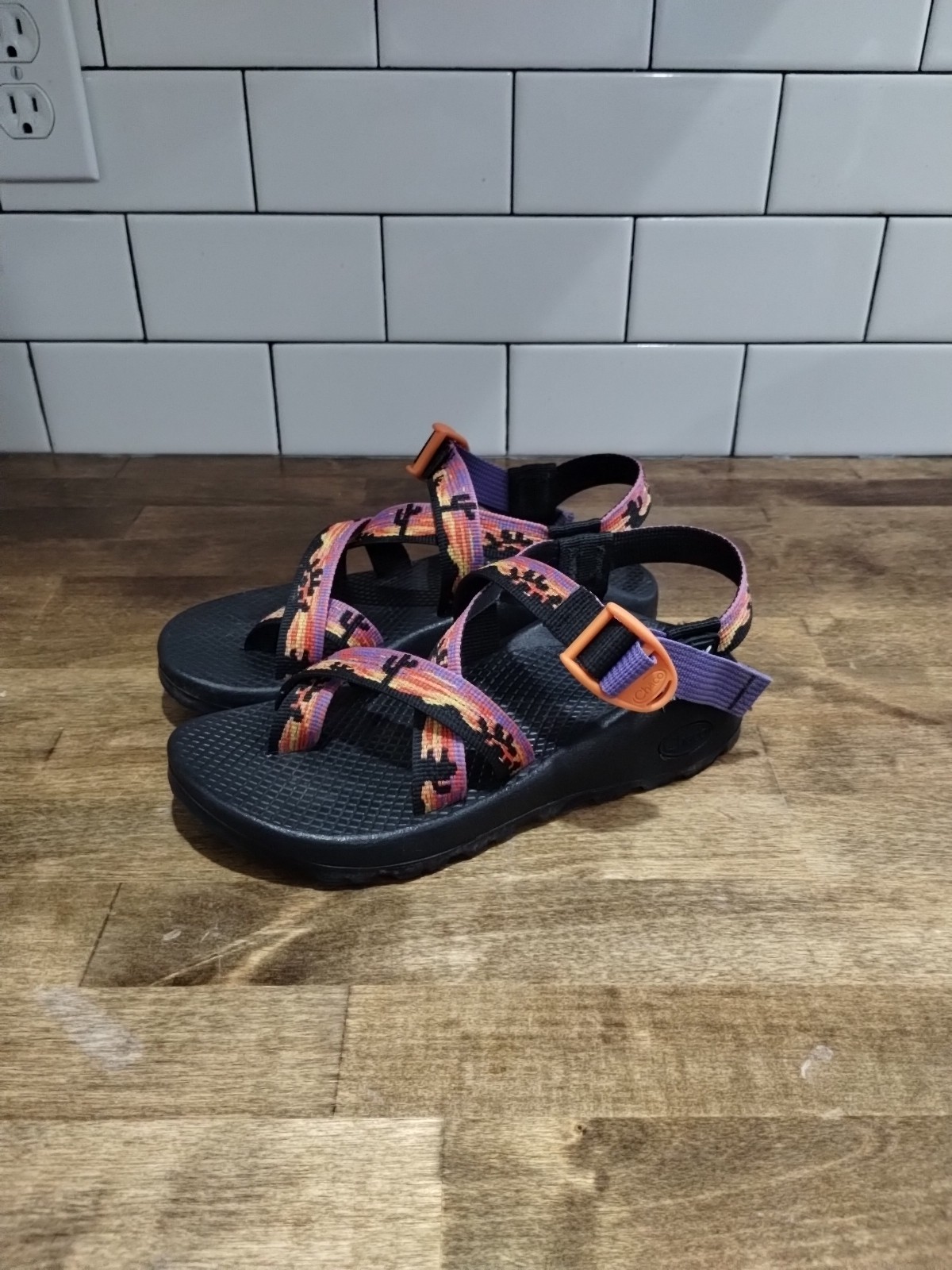 CHACO Southwestern Sport Sandal Sz5 Ankle Strap Hiking Womens Waterproof Camping