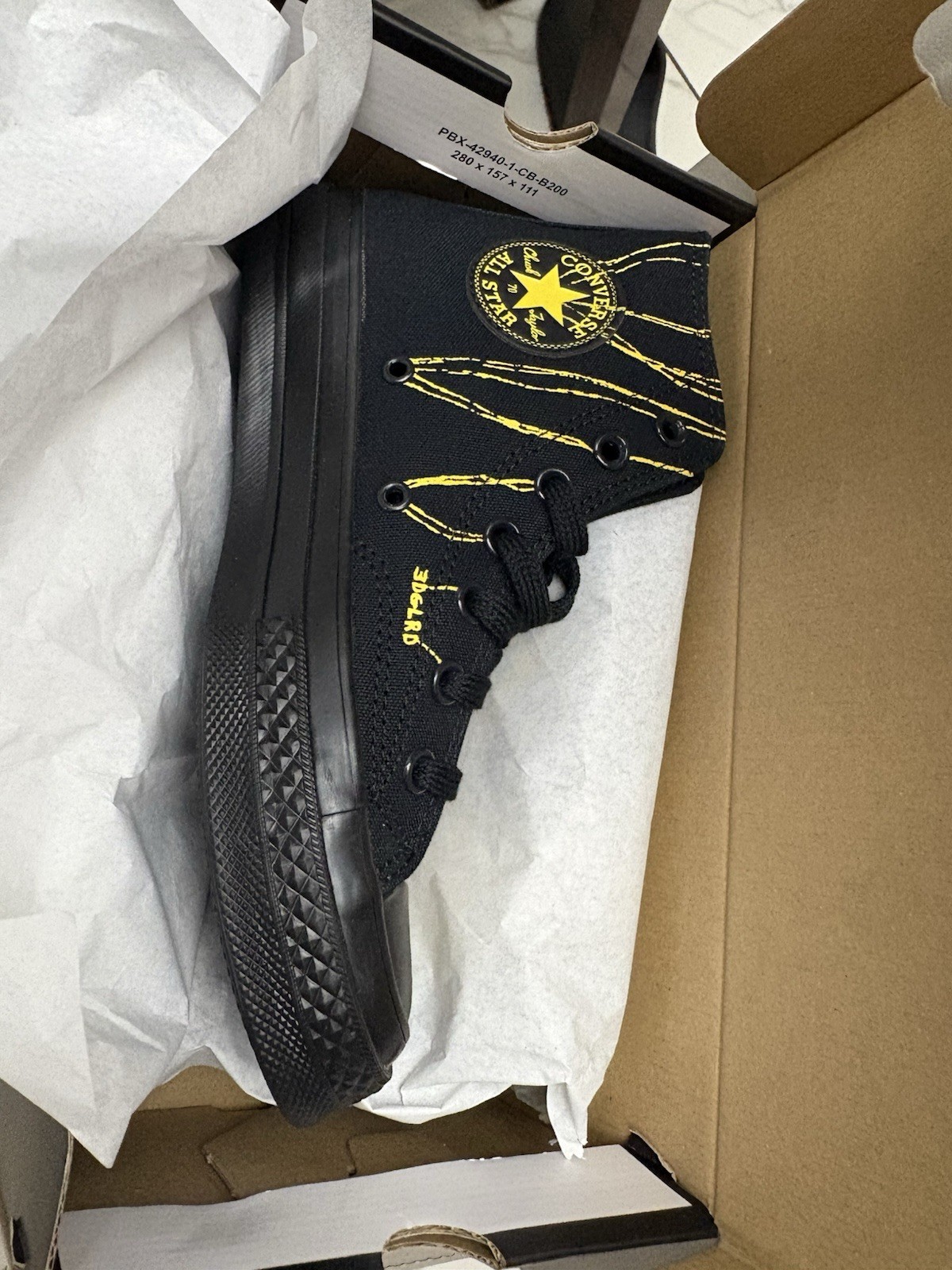 CONVERSE X EDGLRD LIMITED EDITION CHUCK 70 HI HIGH TOP SNEAKER A20013C