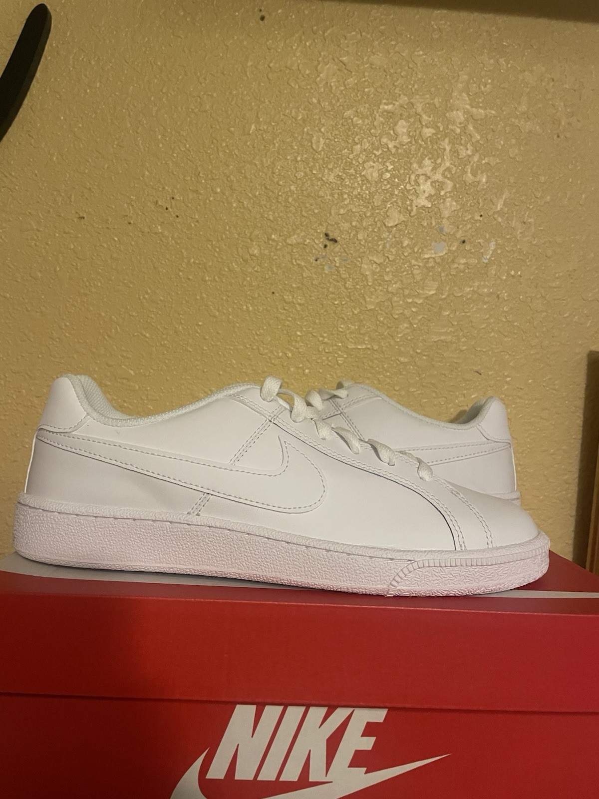 Nike Court Royale W Women’s Low Top Lace-Up Leather White/White 749867-105