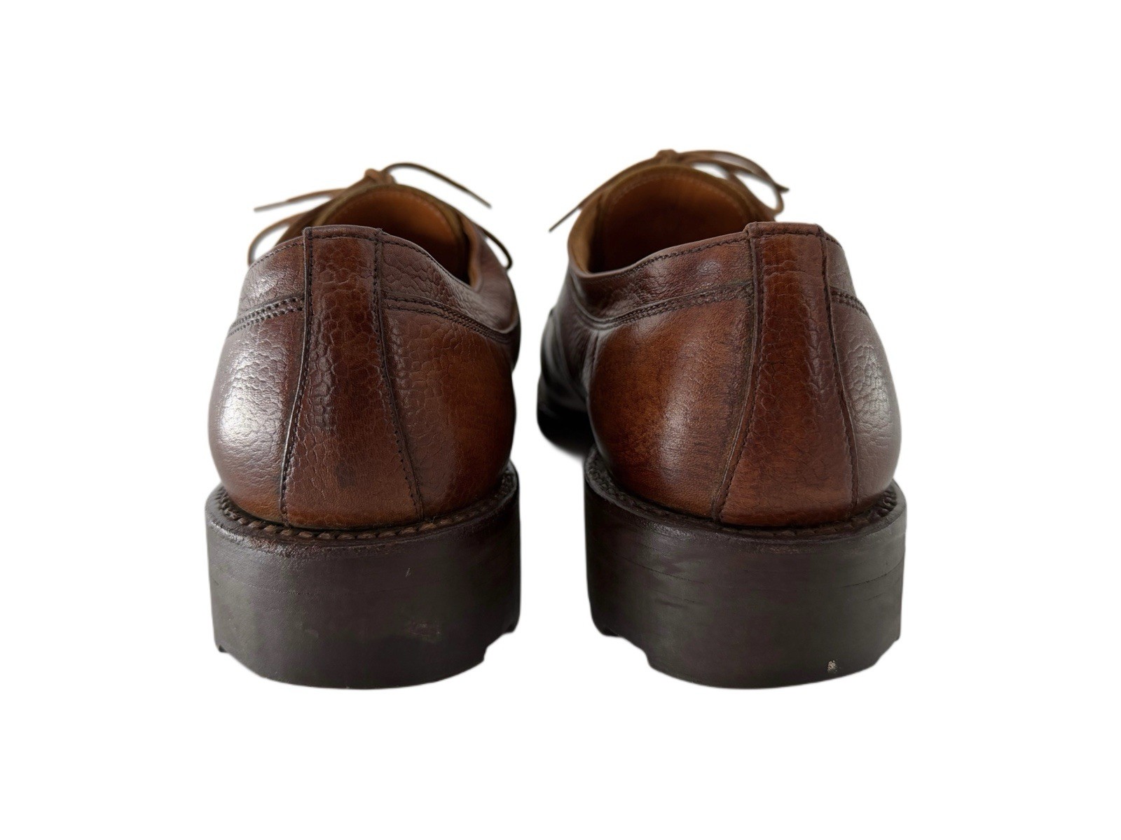Ralph Lauren Crockett Jones Bench Oxford Shoes Women Sz 9.5 B Brown England YGI