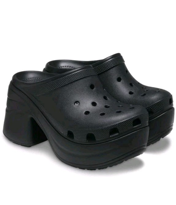 NEW CROCS SIREN CLOG LIMITED EDITION 208547-001 BLACK NEW HTF SIZE 7 Last 1