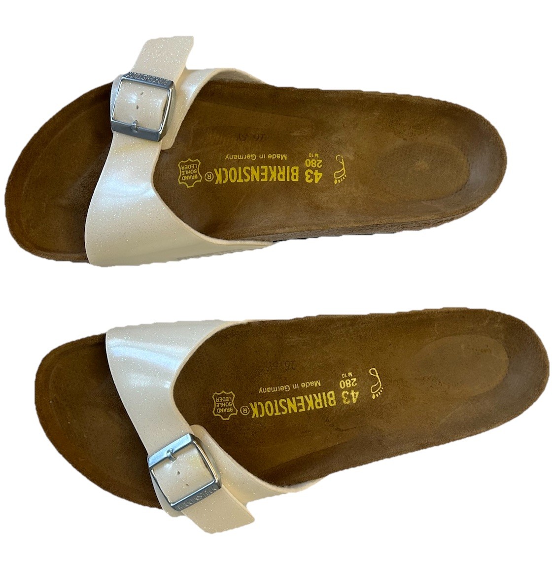 Birkenstock Unisex Madrid White Magic Galaxy Birko -Flor Regular Width