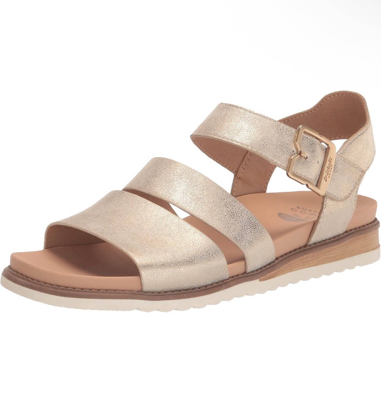Dr. Scholl’s Island Glow Sandals (Women’s 6.5) Strappy Flat Buckle Comfort Shoes