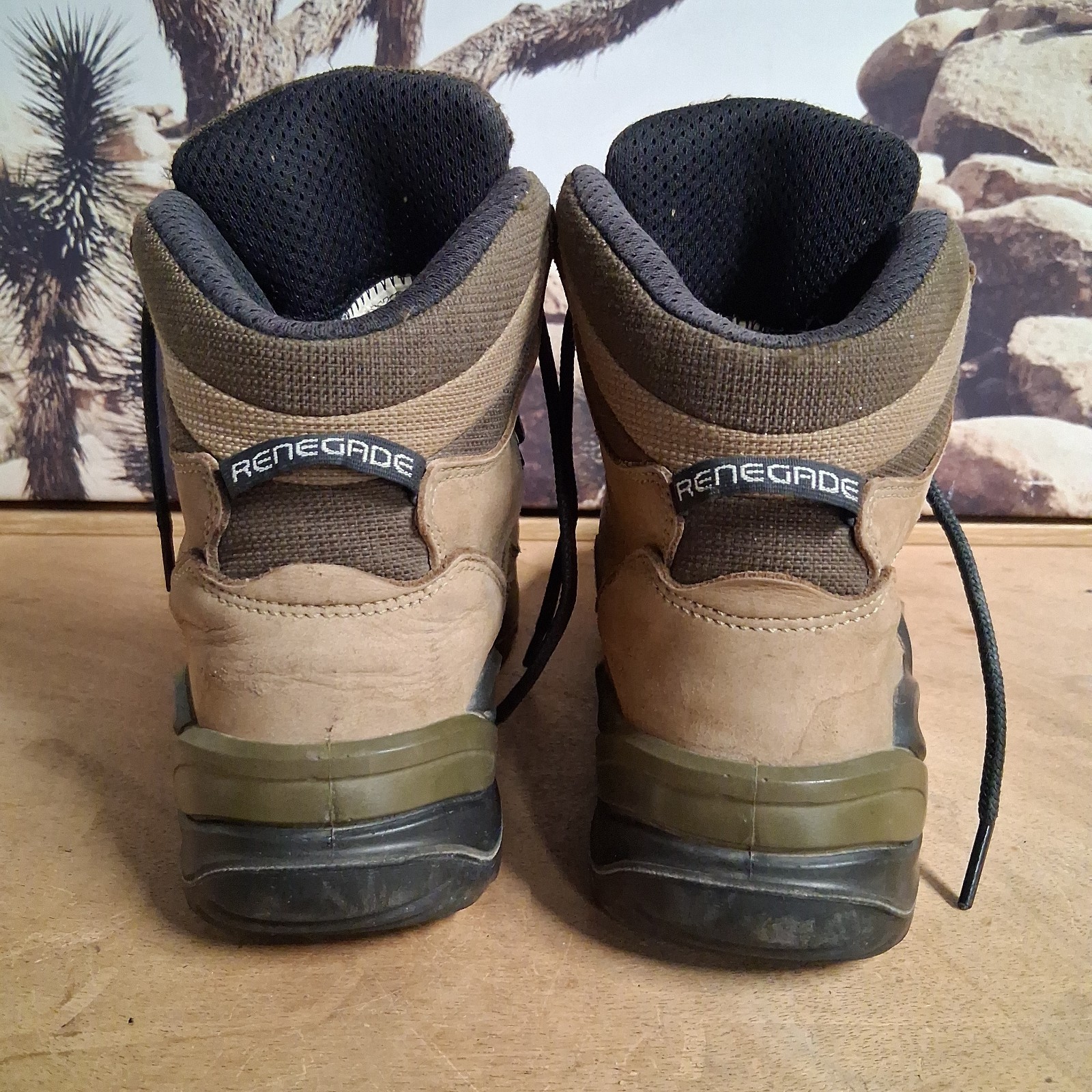 LOWA Renegade GTX Mid Women’s 8 Hiking Boots Leather GORE-TEX Vibram Gorpcore