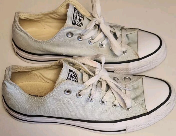 CONVERSE Light Mint Green Shoes Women’s 8 Men’s 6 Chuck Taylor All Star 153872F