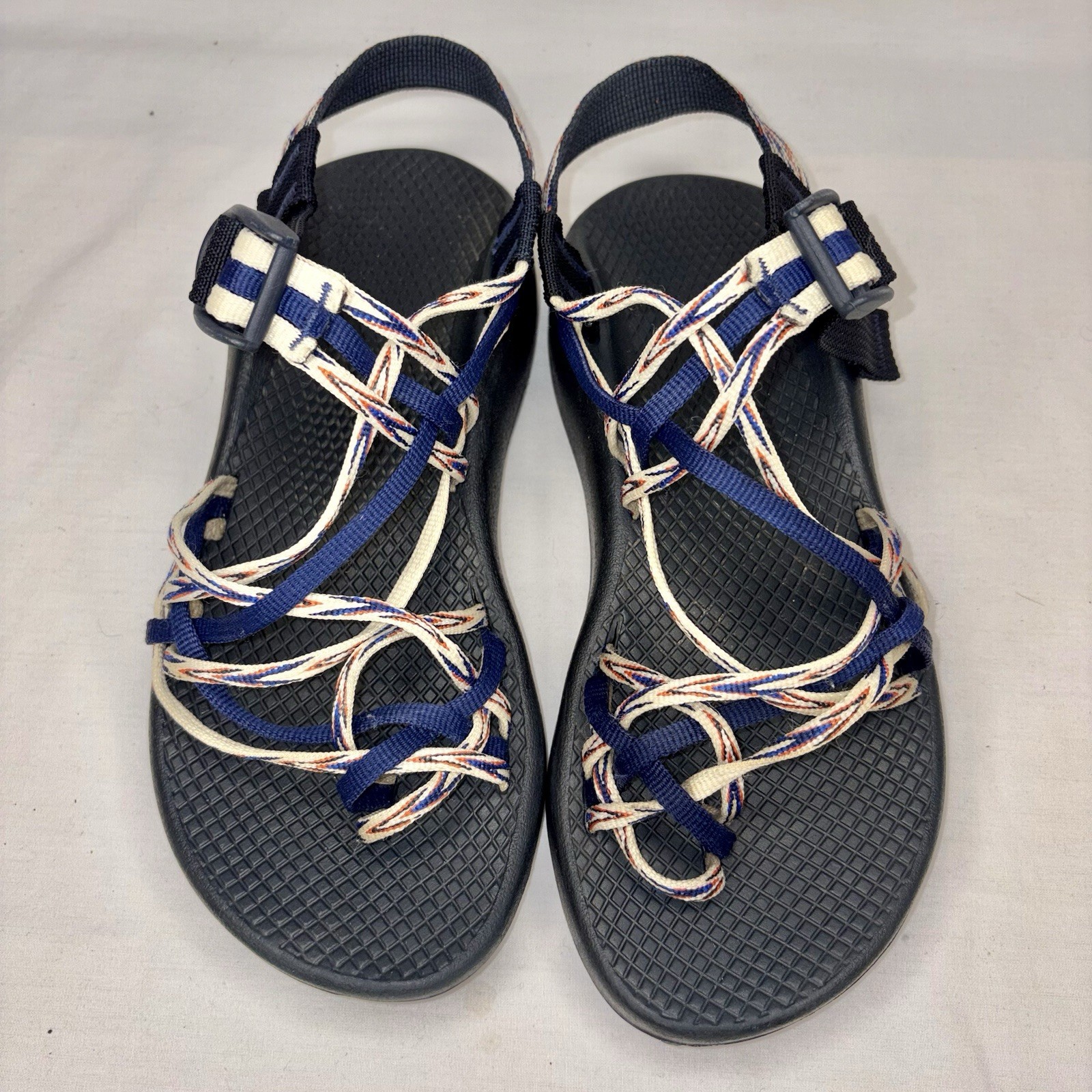 Chaco Classic Womens Sandals 6 US Red White Blue Beach Outdoor Strappy
