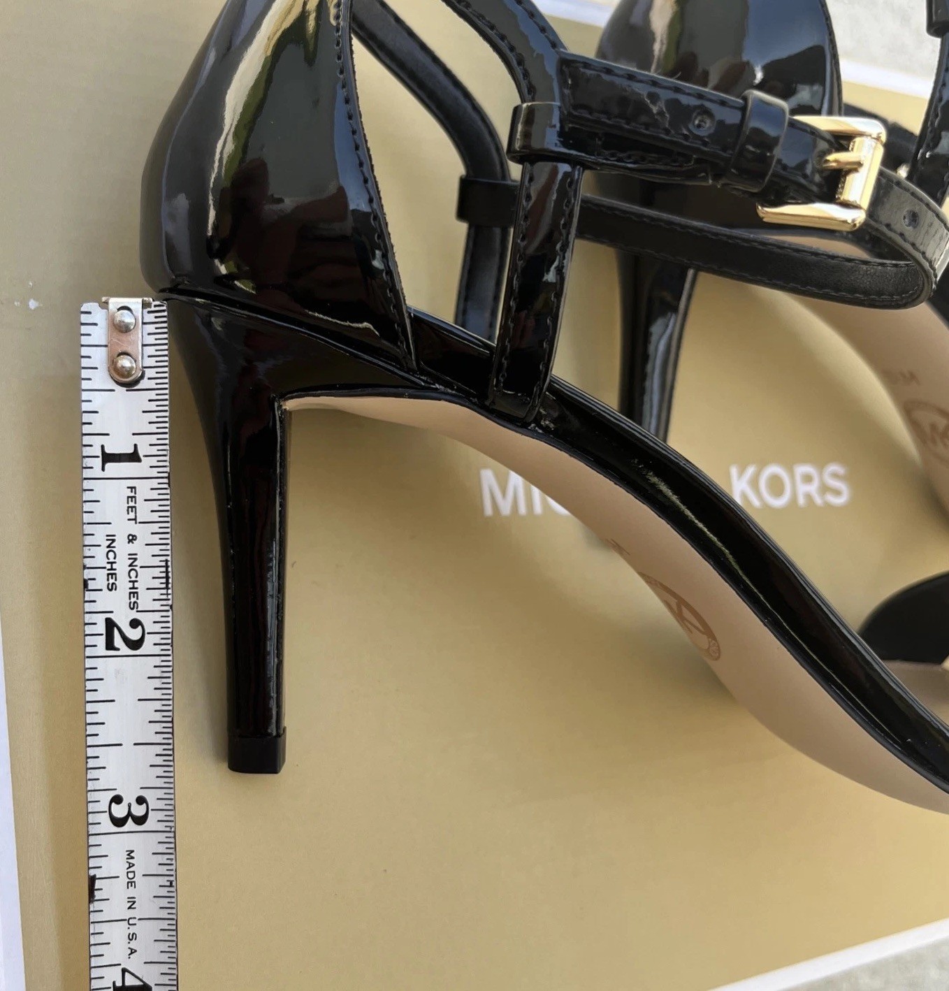 Michael Kors Sandal Pump Heels Size 5 M Special Occasion Simone Mid Heels
