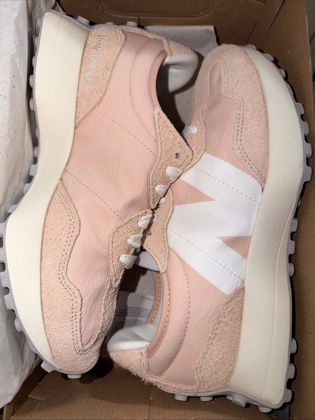 Womens Size 7 New Balance 327 Vintage Rose Angora Running Shoes U327LN NBY