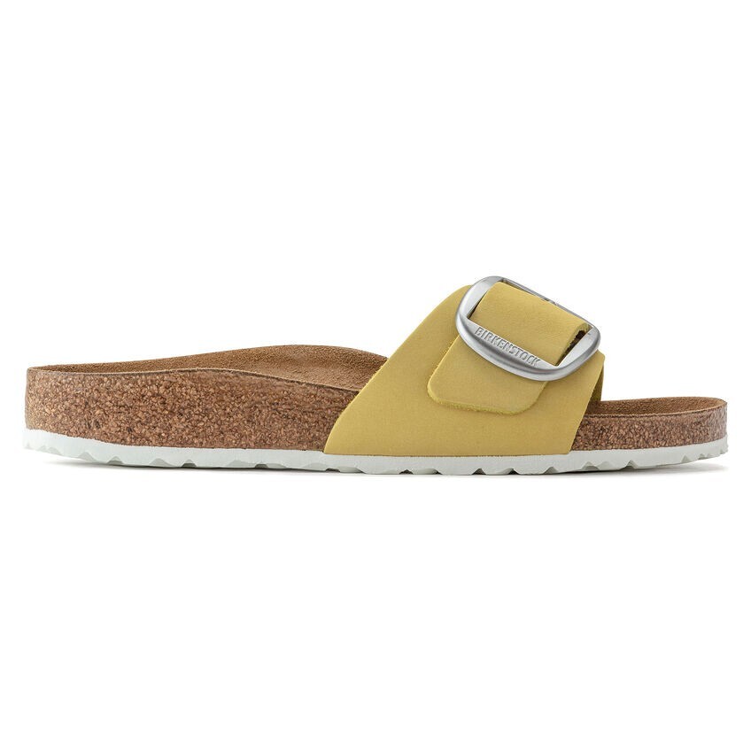 Birkenstock Madrid Big Buckle Nubuk Leather Popcorn Sandals US5 EU36 1022175