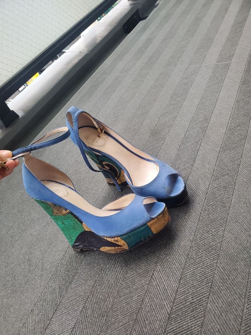Emilio Pucci platform wedge sandals for women comfortable statement silhouette