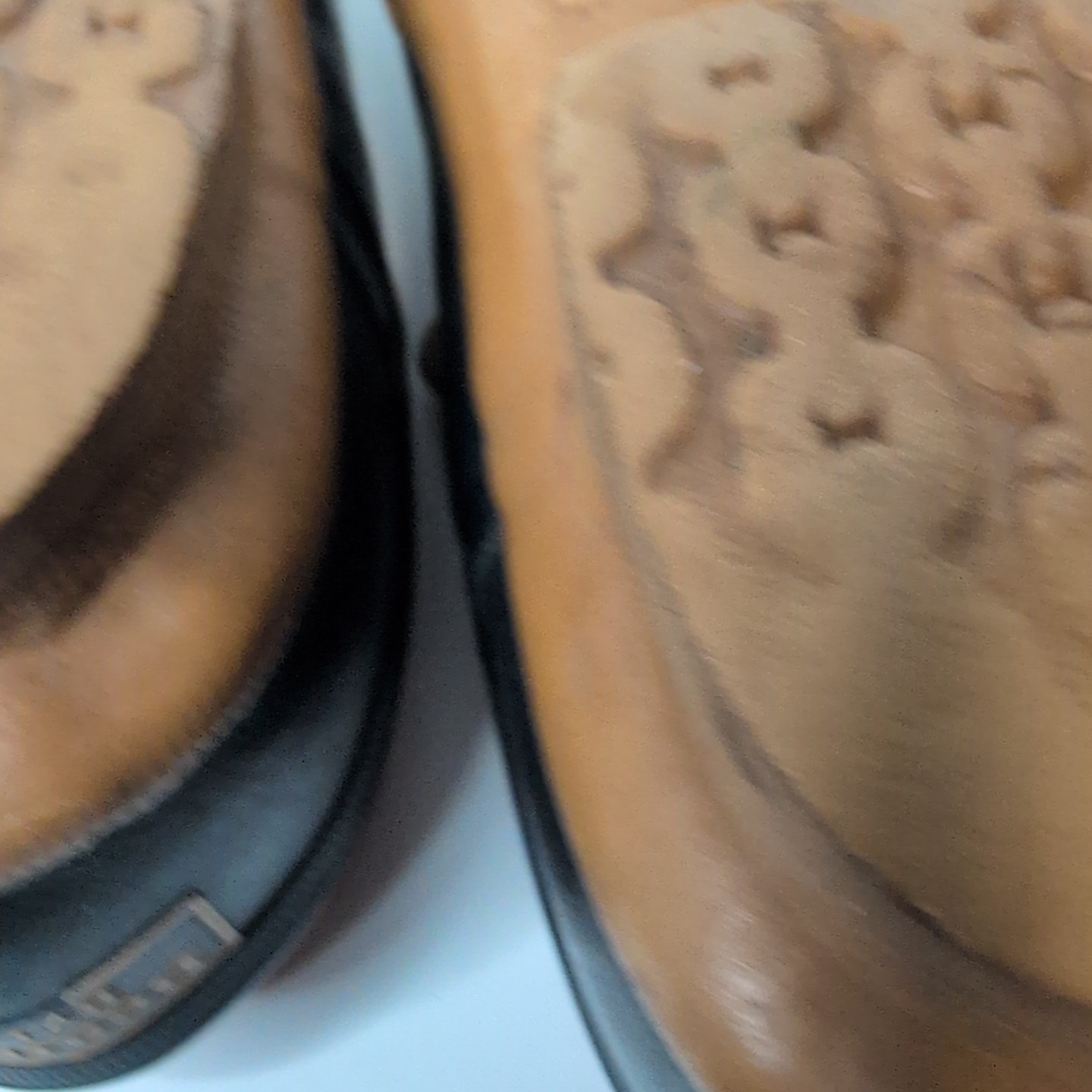 LL Bean Duck Bean Boots Rubber Moc Low Top Brown Vintage USA Made 6LM *Men’s 6*