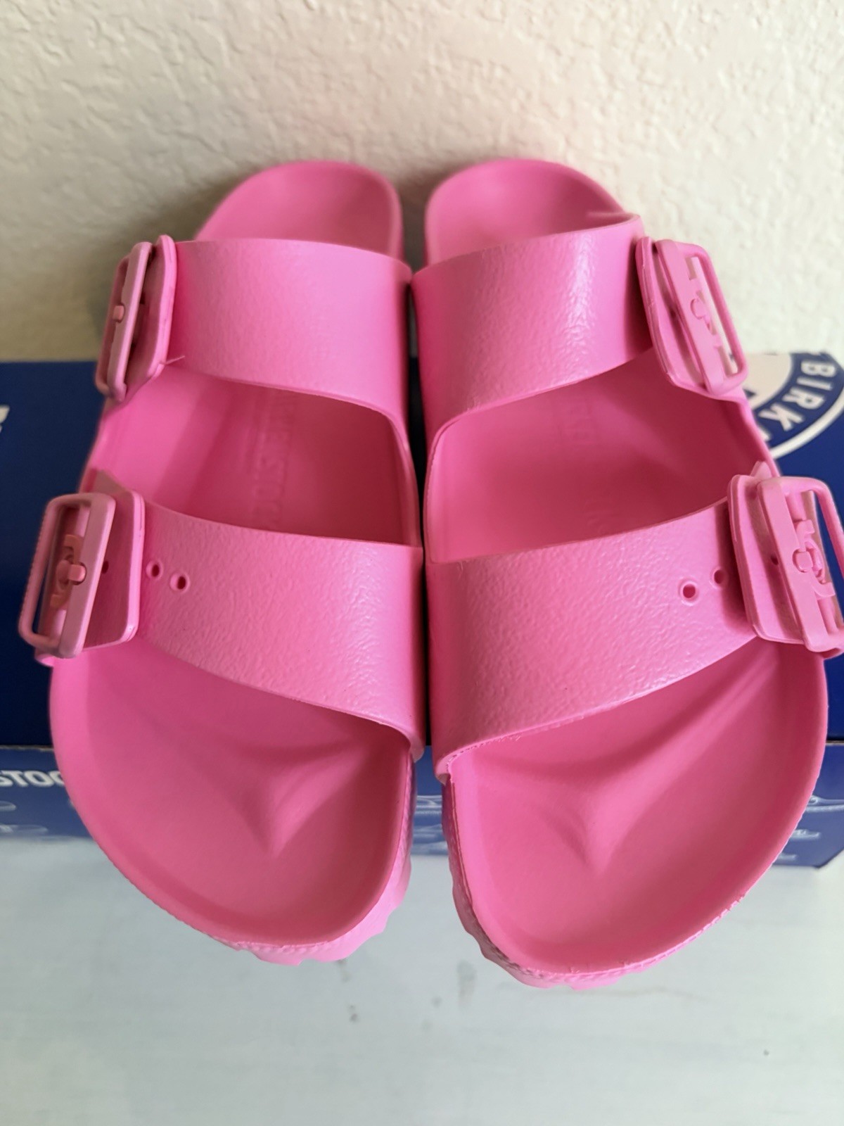 Birkenstock Arizona EVA Sandal Women’s 37 Or Size 6 Candy Pink New In Box