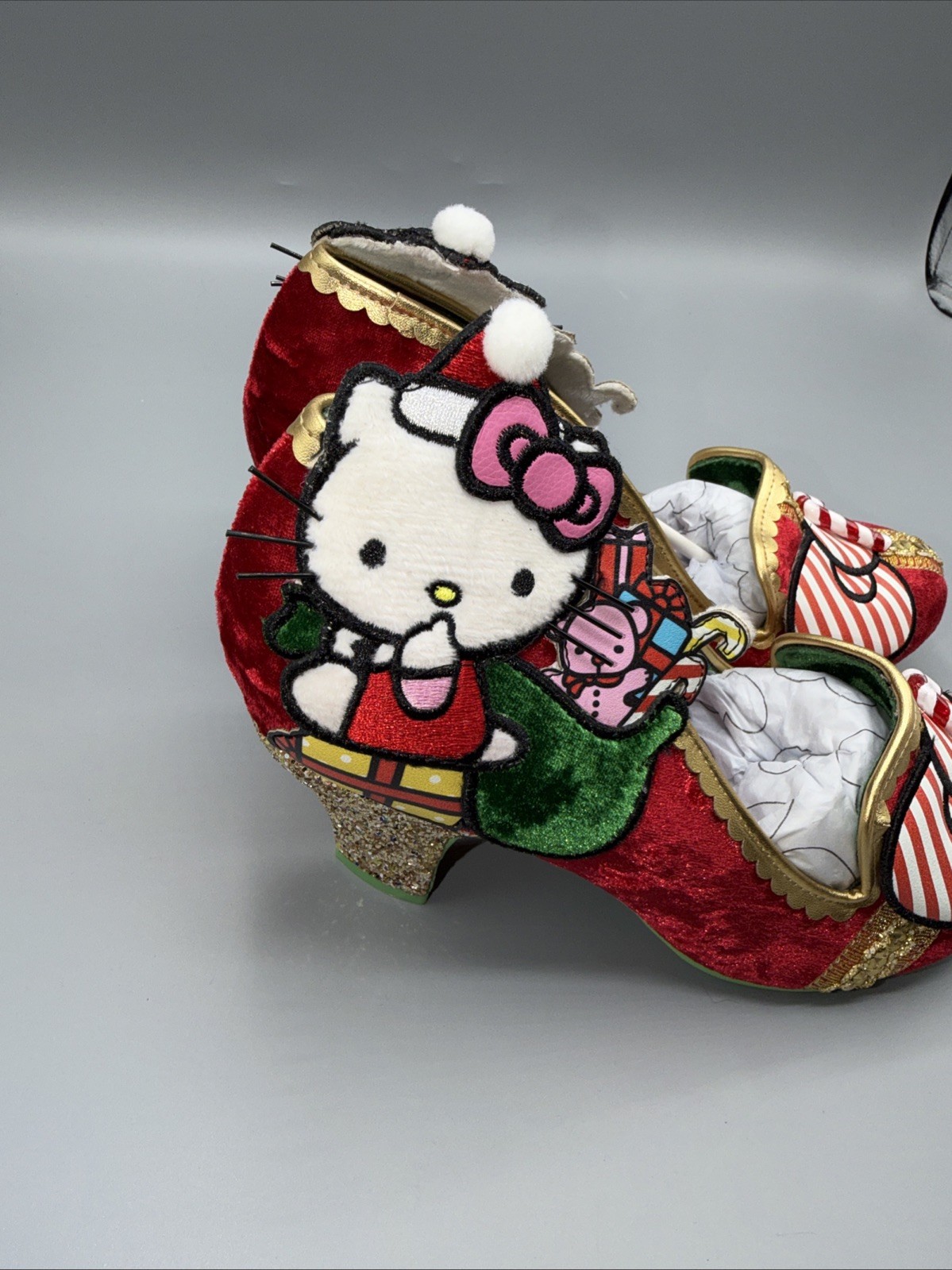 Irregular Choice x Hello Kitty Kitty Kringle Christmas Pumps Heels EU40/US9-New