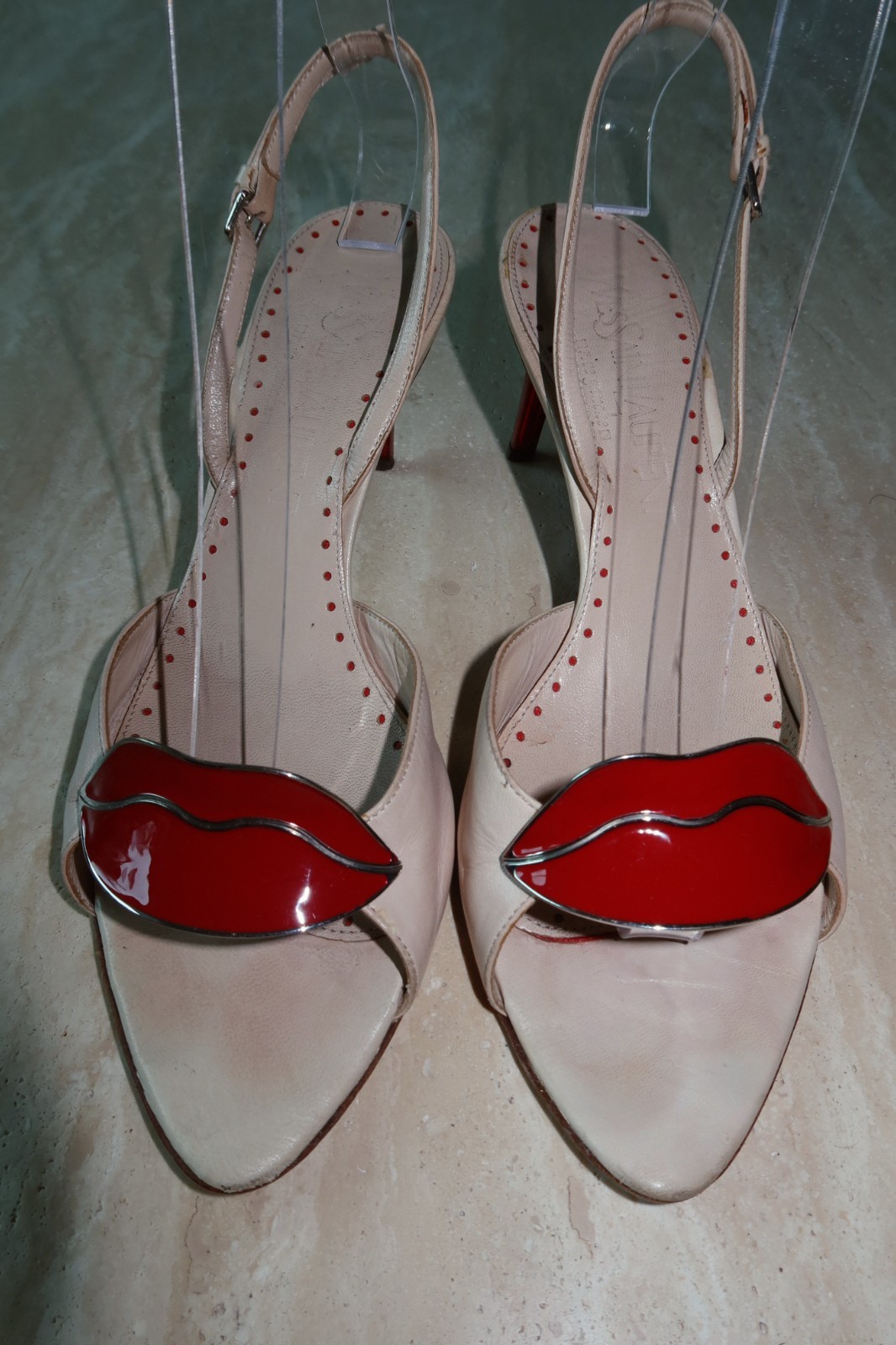 YSL by Tom Ford «Dali Lips» Slingback Heels – Spring/Summer 2003 Archive