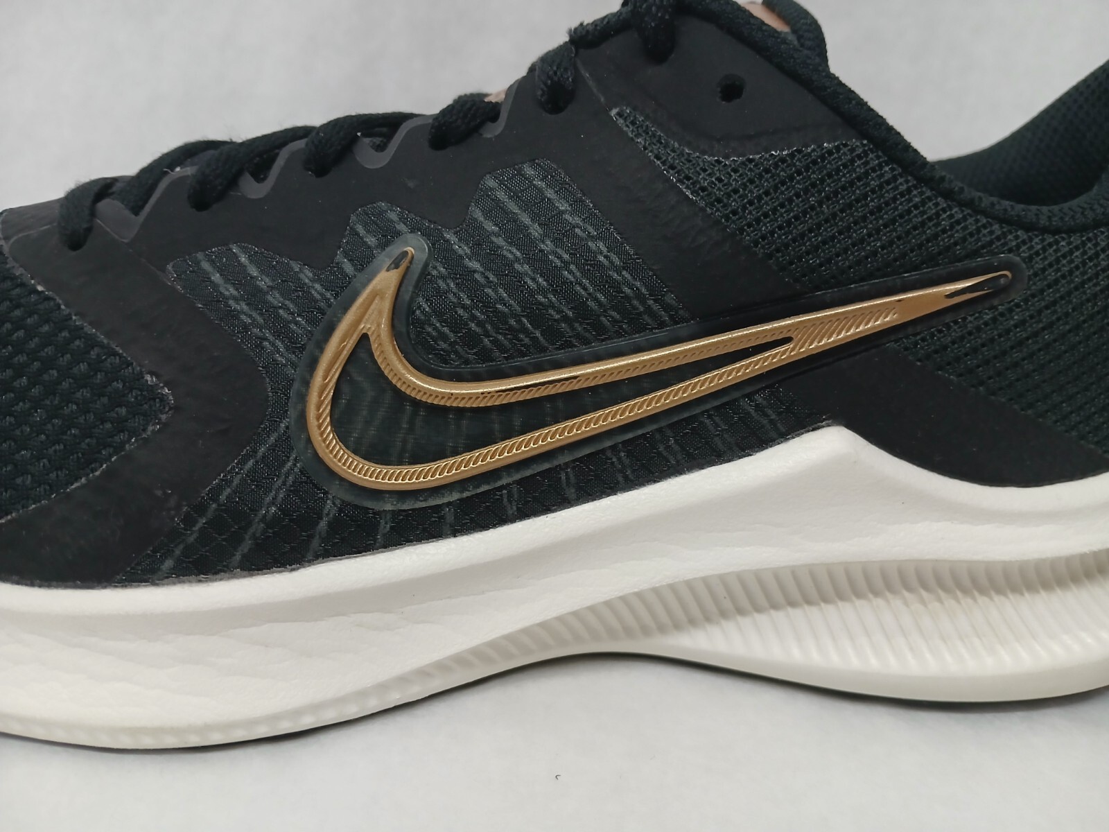 Nike Womens Downshifter 11 Running Shoes CW3413-002 Black Copper Coin Sail Sz 10