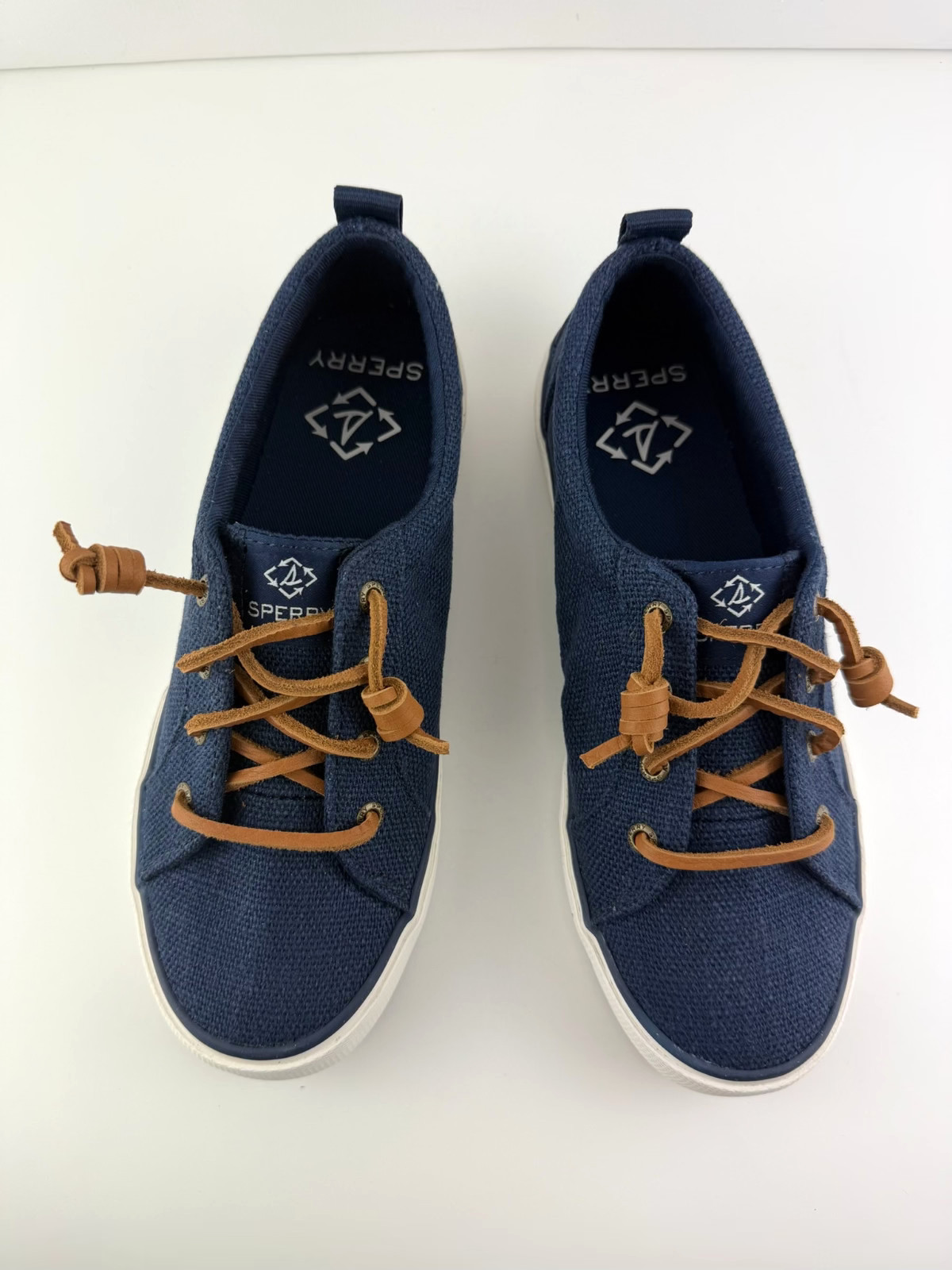 Sperry Navy Seacycled Pier Wave NAVY USA 6.5 UK 4 STS88567 WOMENS NEW IN BOX