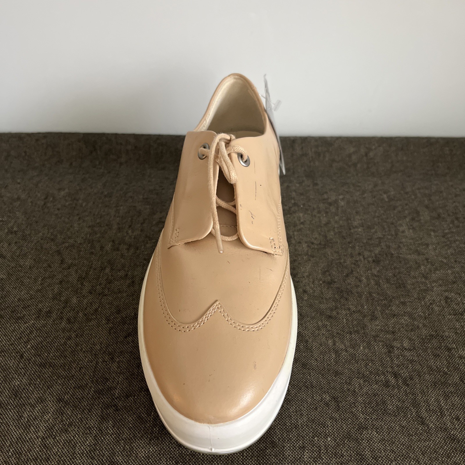 Ecco Women’s Soft 9 Volluto Calf Leather Wingtip Sneaker • EU 37 (US 6-6.5)