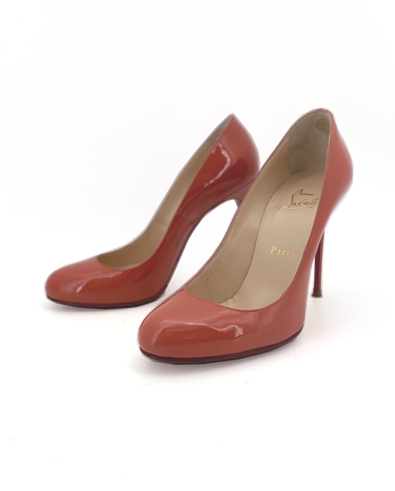 Christian Louboutin pump – Fifi 100 – Cameo rose patent leather – Good condition