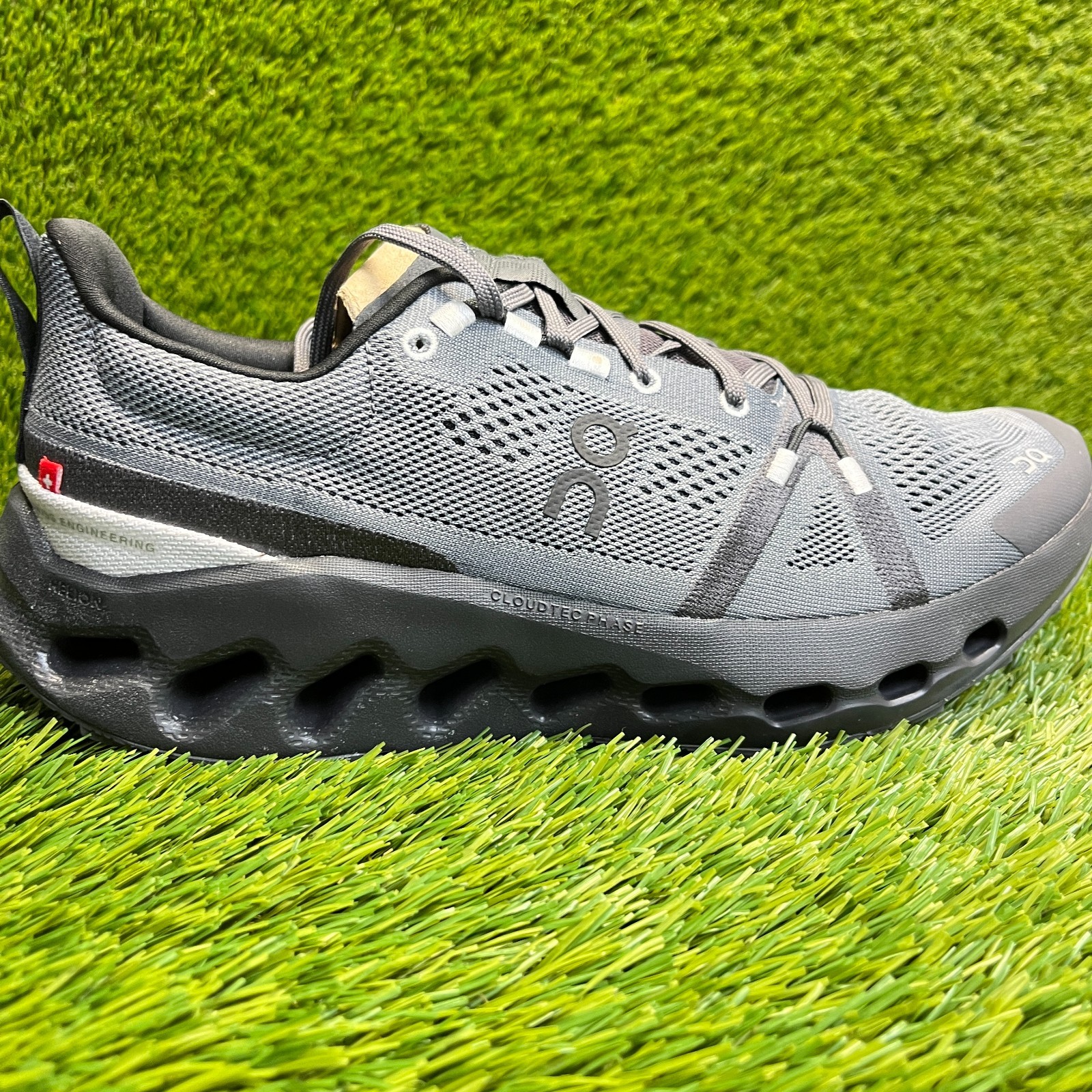 On Cloudsurfer Trail Eclipse Black Womens Size 11 Running Walking Shoes Sneakers