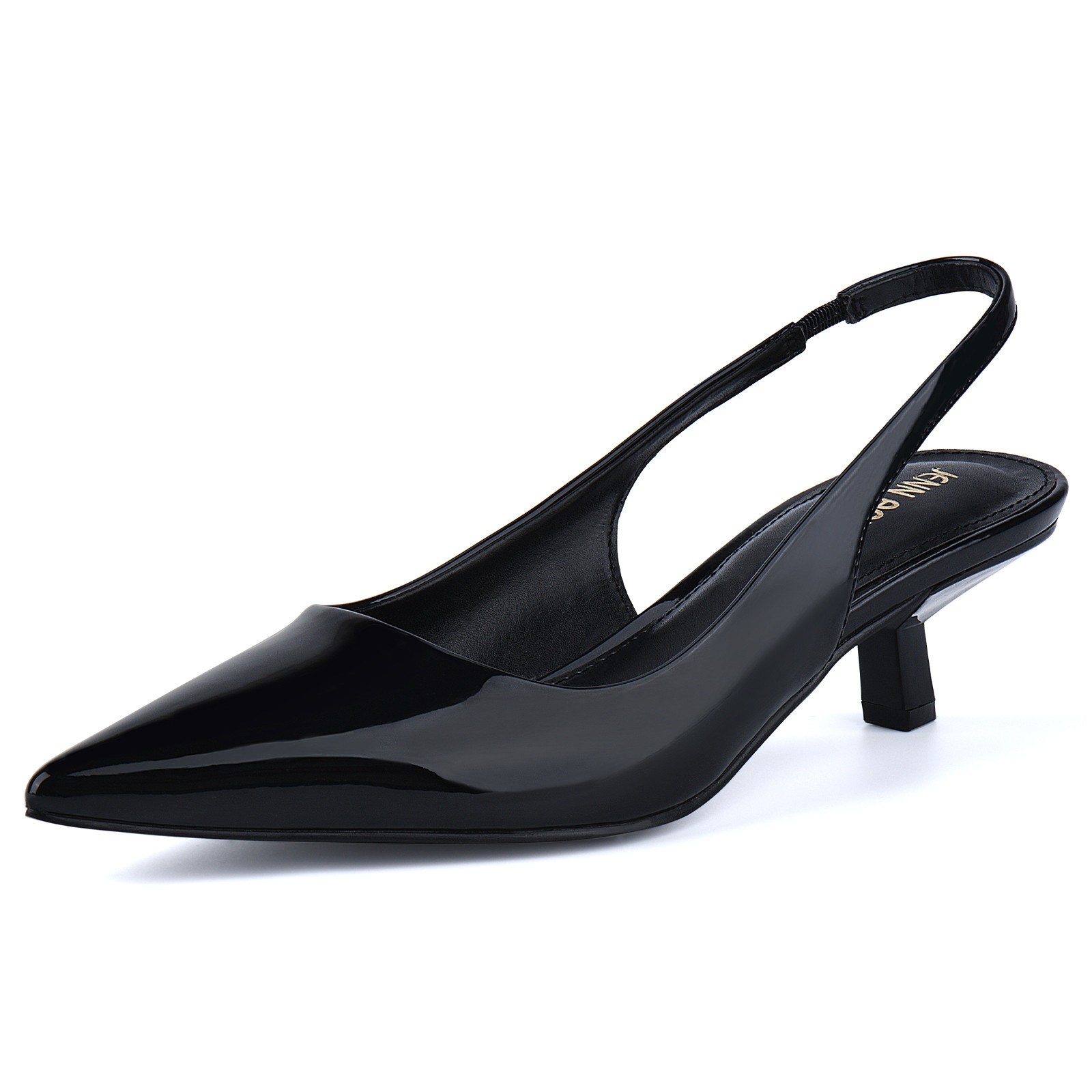 Chic Slingback Kitten Heels Pointed Toe 1.9 inch Wedding Party Dress Pumps