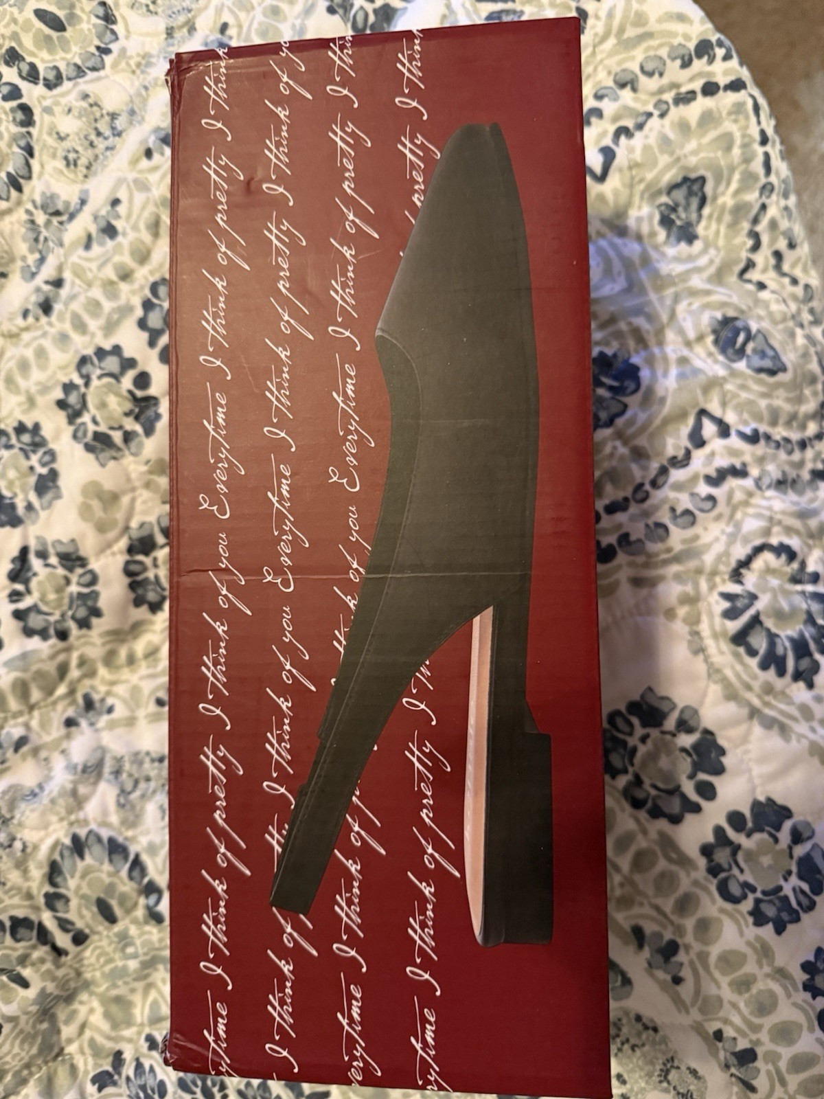 Kensie Black Slingback Flats Square Toe Synthetic Strap M Width US 9 EU 39