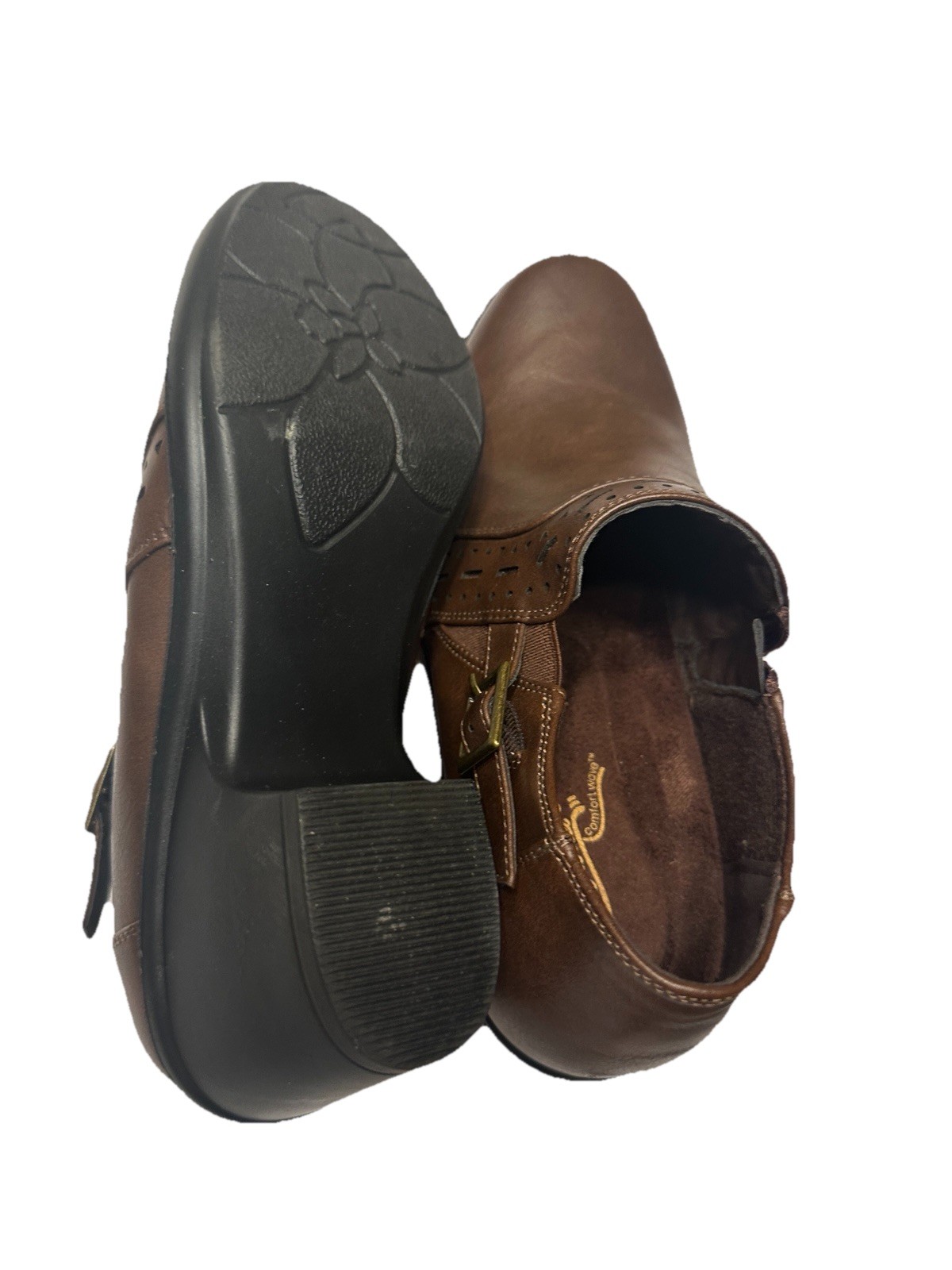 Easy Street Comfort Brown Booties Style Size 8