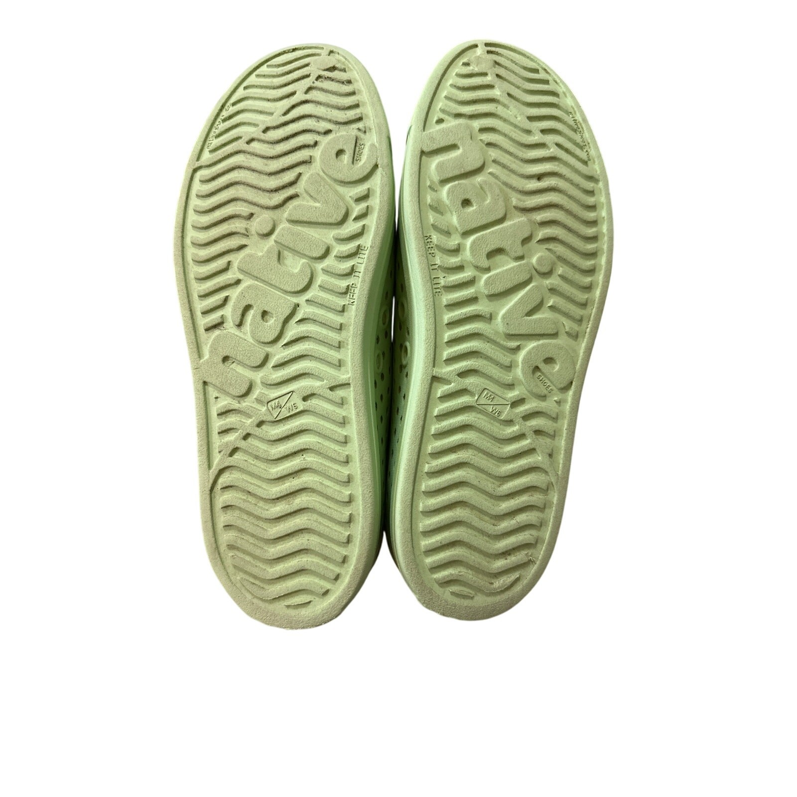 Native Jefferson Slip On Shoes Mint Green Size M4 W5