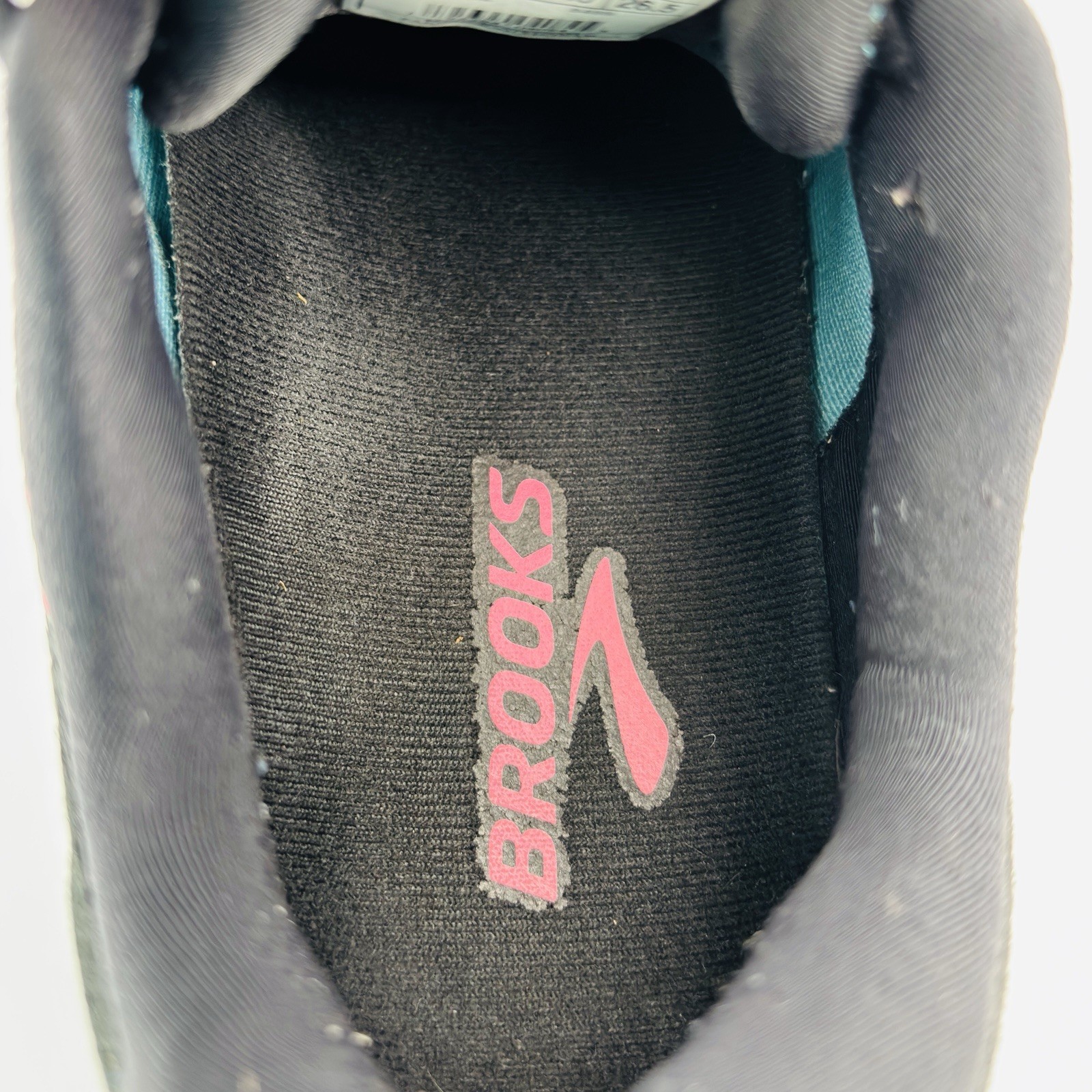 Womens 9.5 Medium B Brooks Glycerin 20 Black Blue Pink Running Shoes 1203691B005