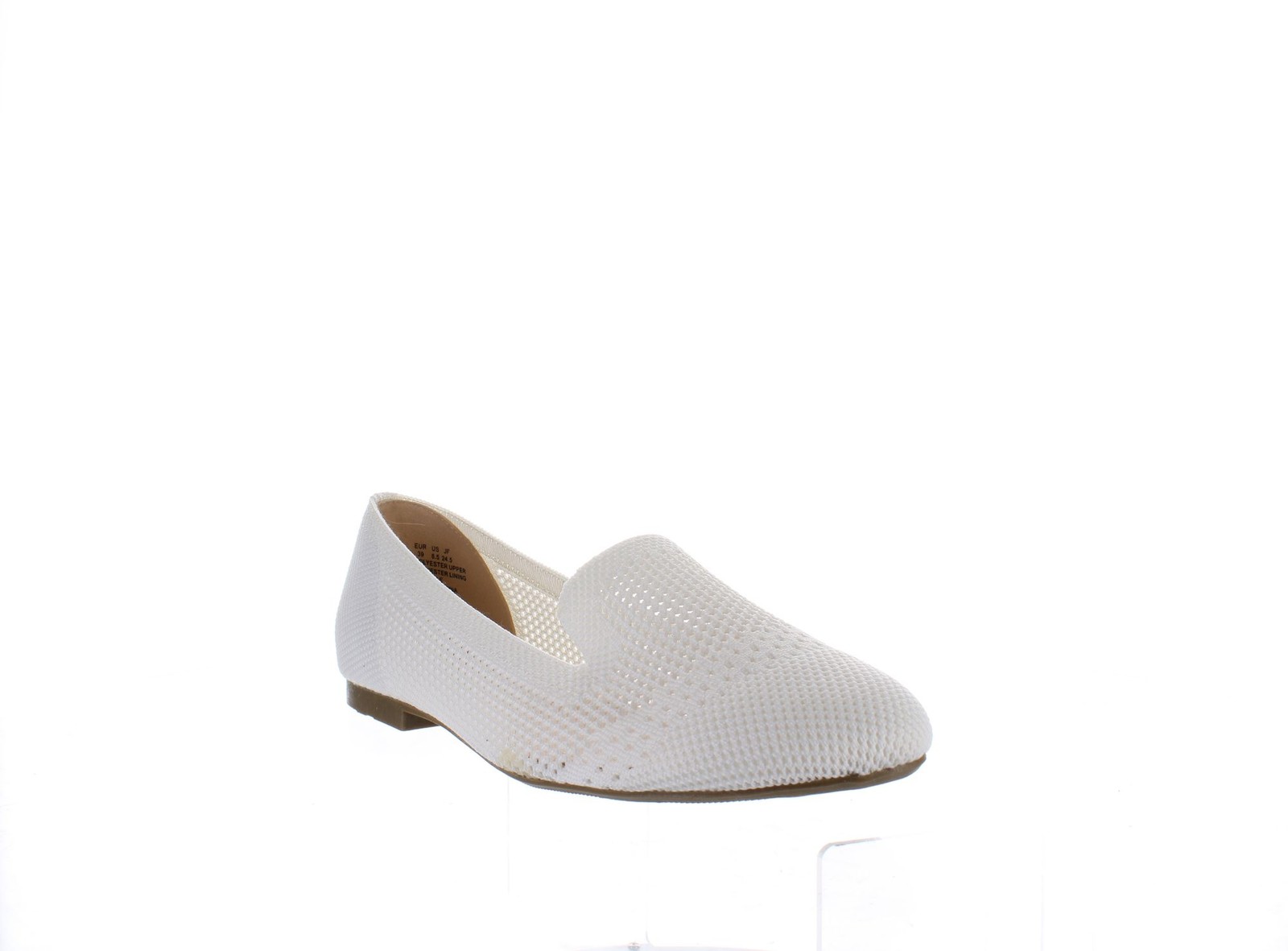 Fever Sole Womens White Loafers EUR 39
