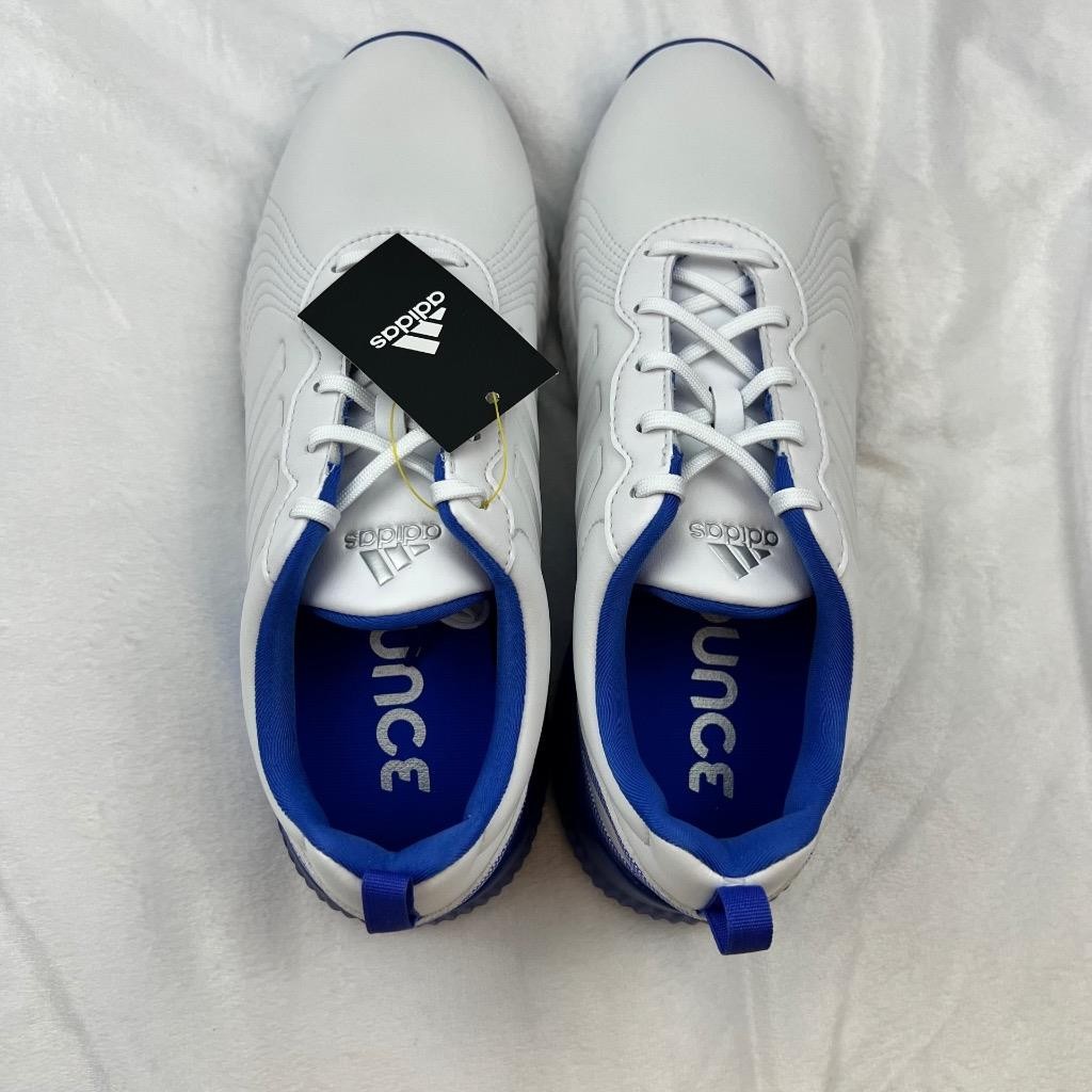 ADIDAS GOLF Womens RESPONSE BOUNCE White Blue Golf Sneaker Sz US 8.5 NWOB