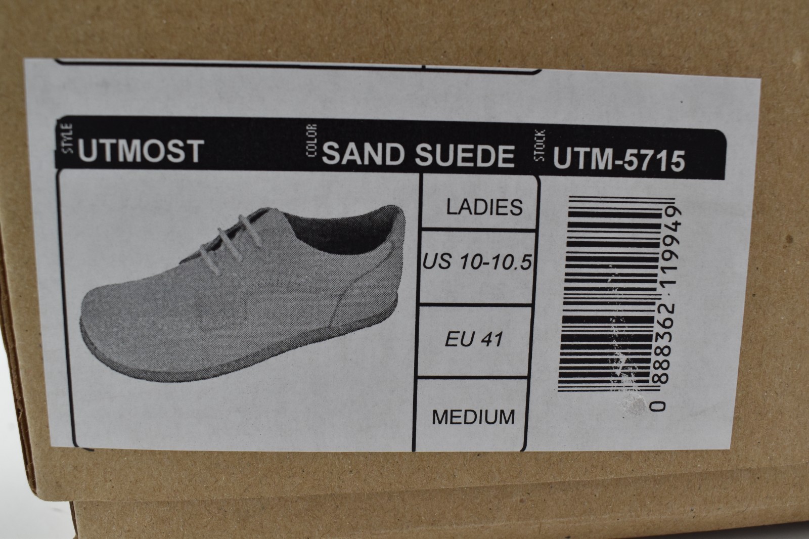 Taos Footwear Women Size EU 41 US 10-10.5 Utmost Sand Suede Lace Up Casual Shoes
