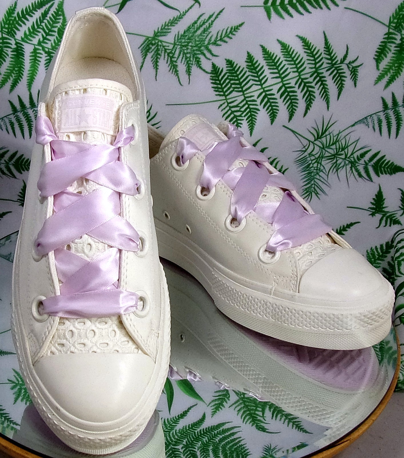 CONVERSE CHUCK TAYLOR LIFT PLATFORM MATTE SATIN SNEAKERS SHOES US WOMENS SZ 10.5