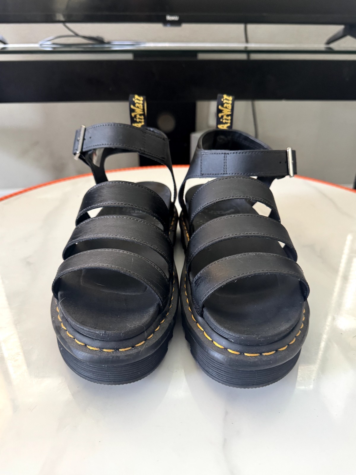 Doc Martens Leather Blaire Gladiator Size 11